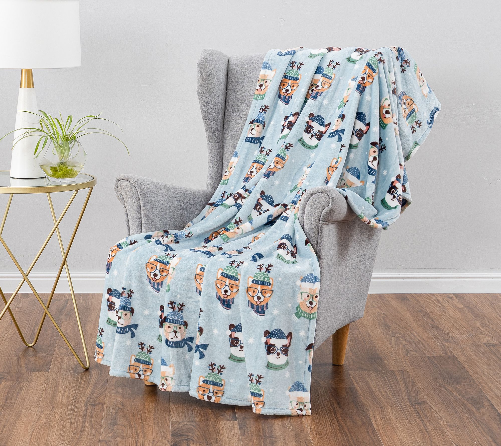 Berkshire 60x70 Whimsical Holiday Throw
