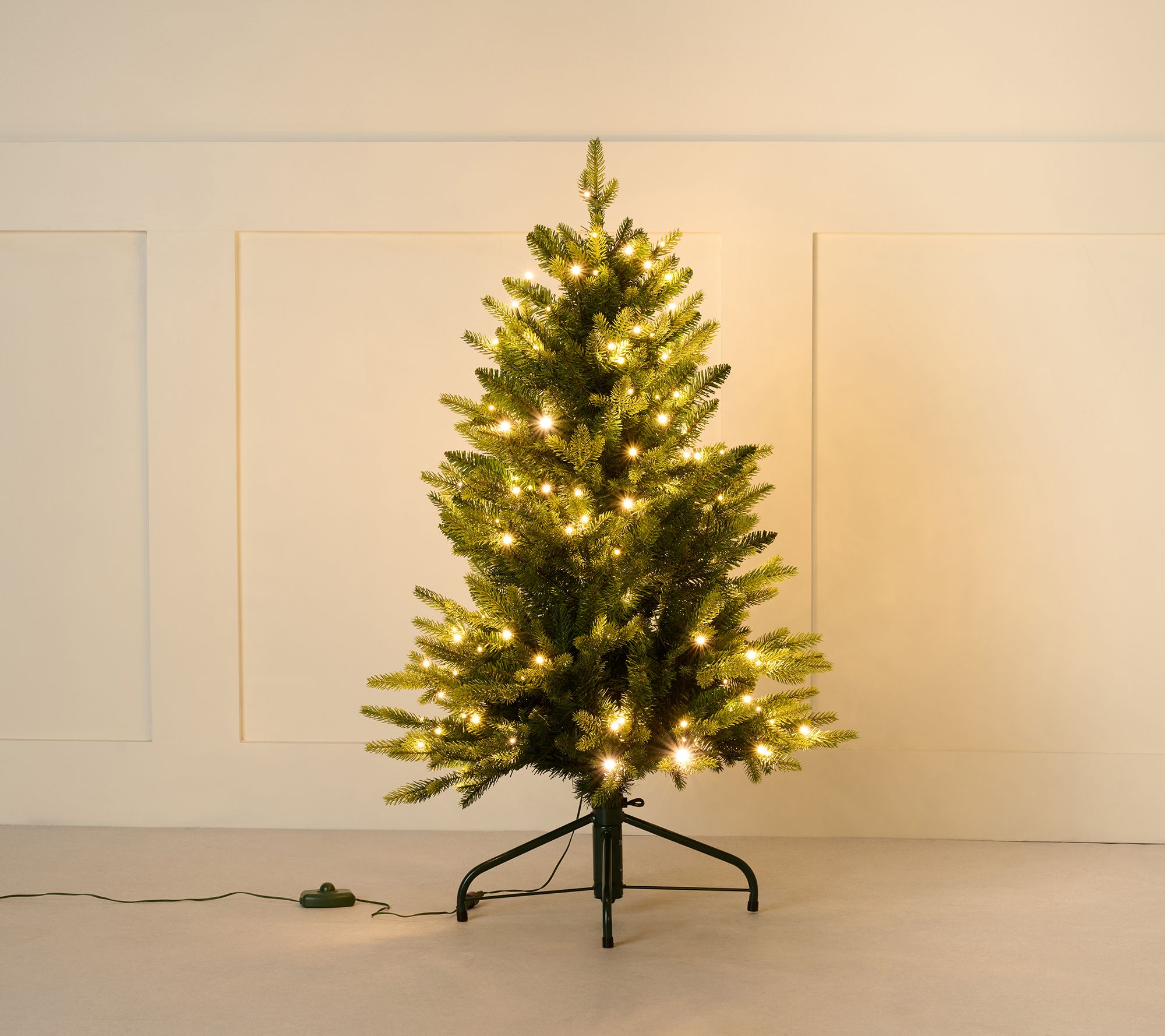 3.5' Frasier Fir Tree with Color Flip LEDs by Kim Gravel