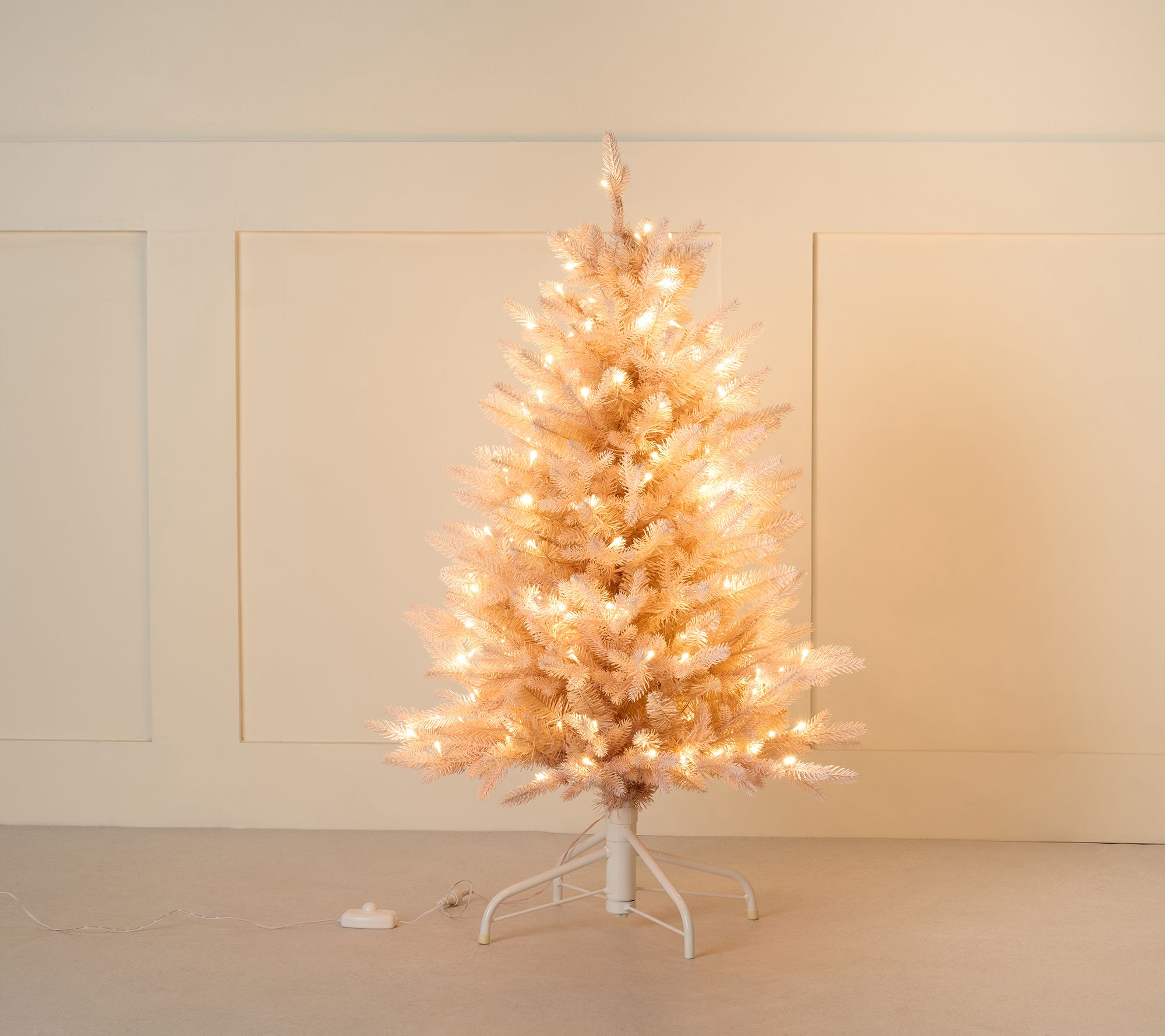 3.5' Frasier Fir Tree with Color Flip LEDs by Kim Gravel