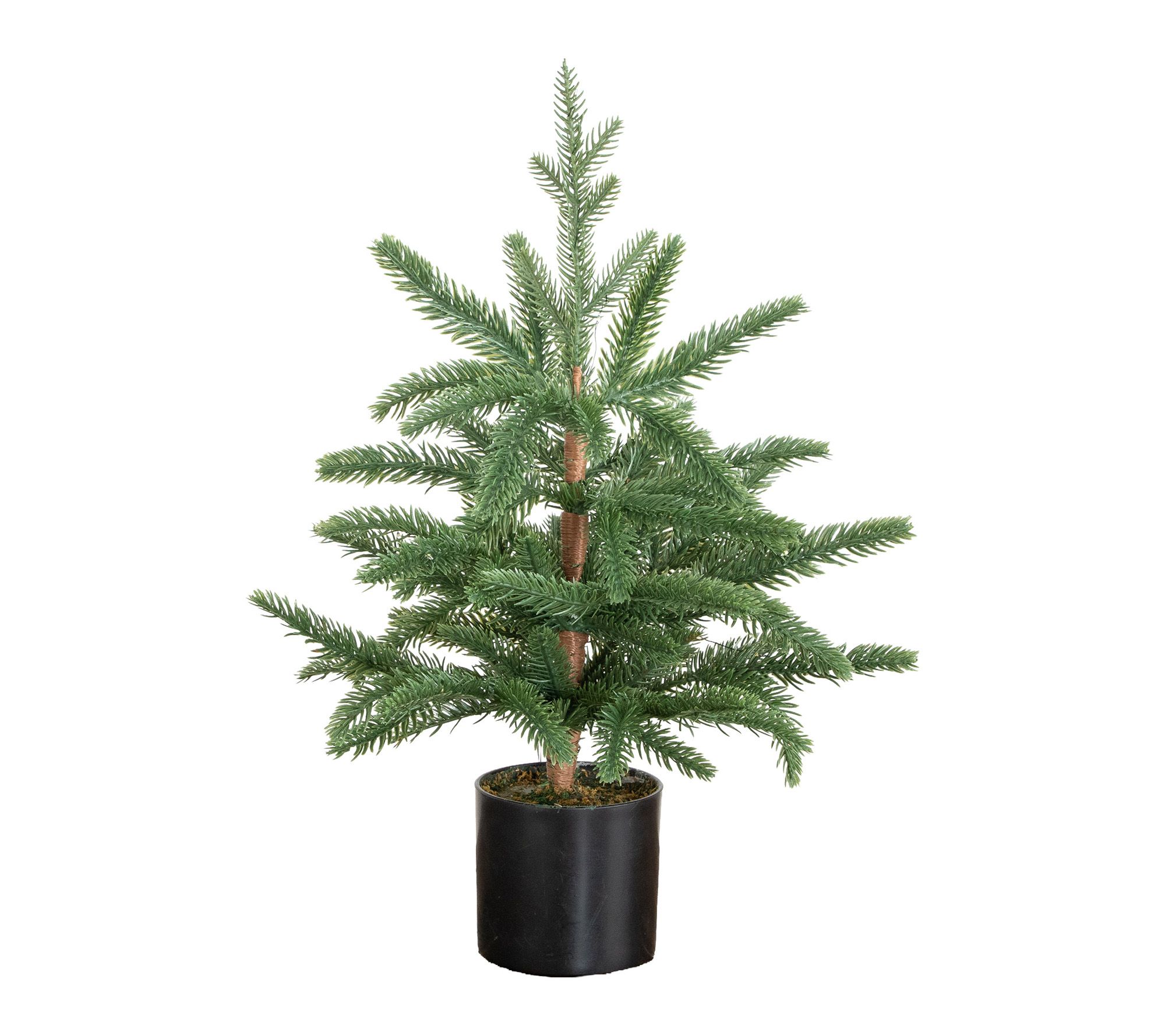 18-in Pre-Lit Artificial Christmas Tree with 12 LED Lights