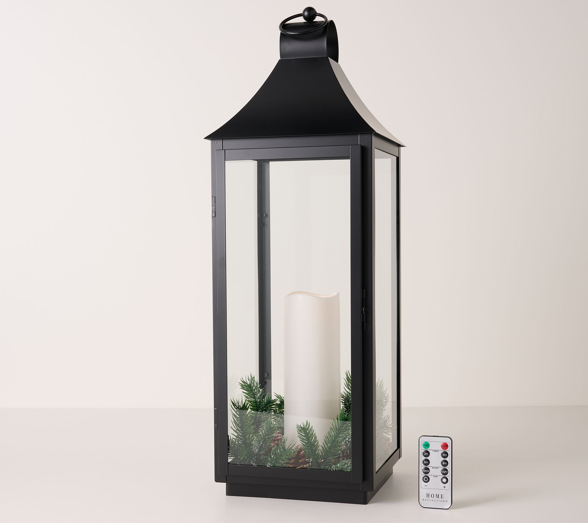 "As Is" Home Reflections 24" Rustic Iron Lantern