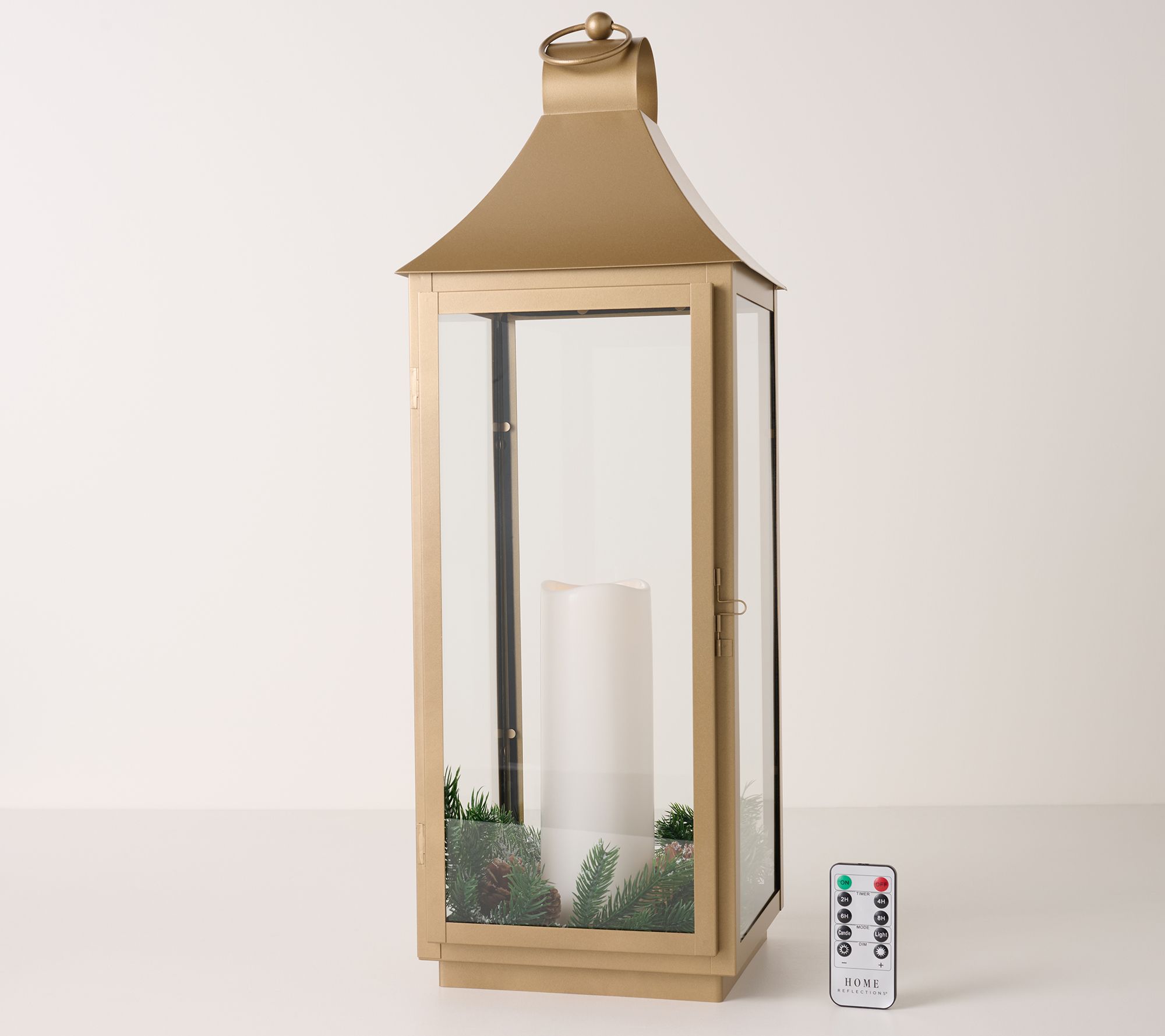 "As Is" Home Reflections 24" Rustic Iron Lantern