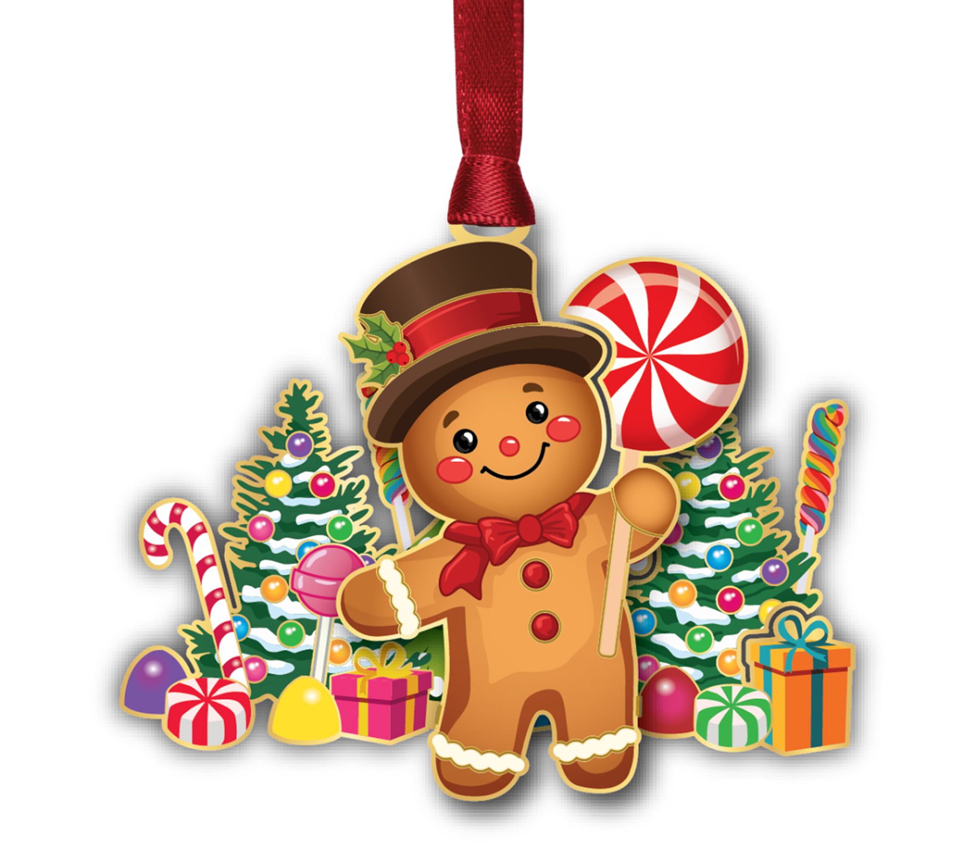 Beacon Designs Holiday Gingerbread Man Ornament