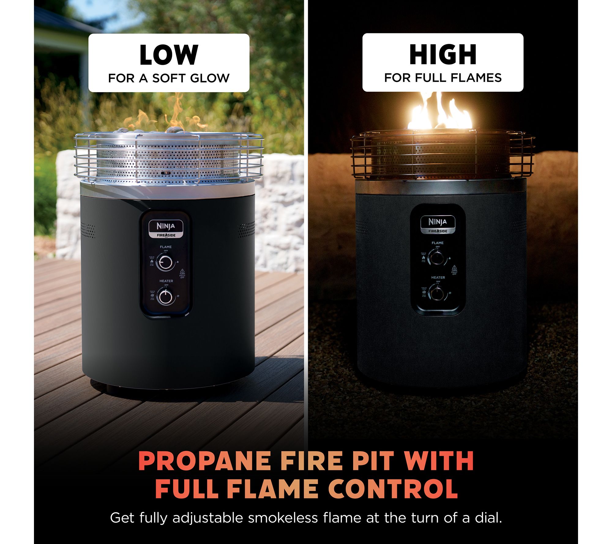 Ninja Fireside360 Outdoor Heater & Fire Pit | QVC