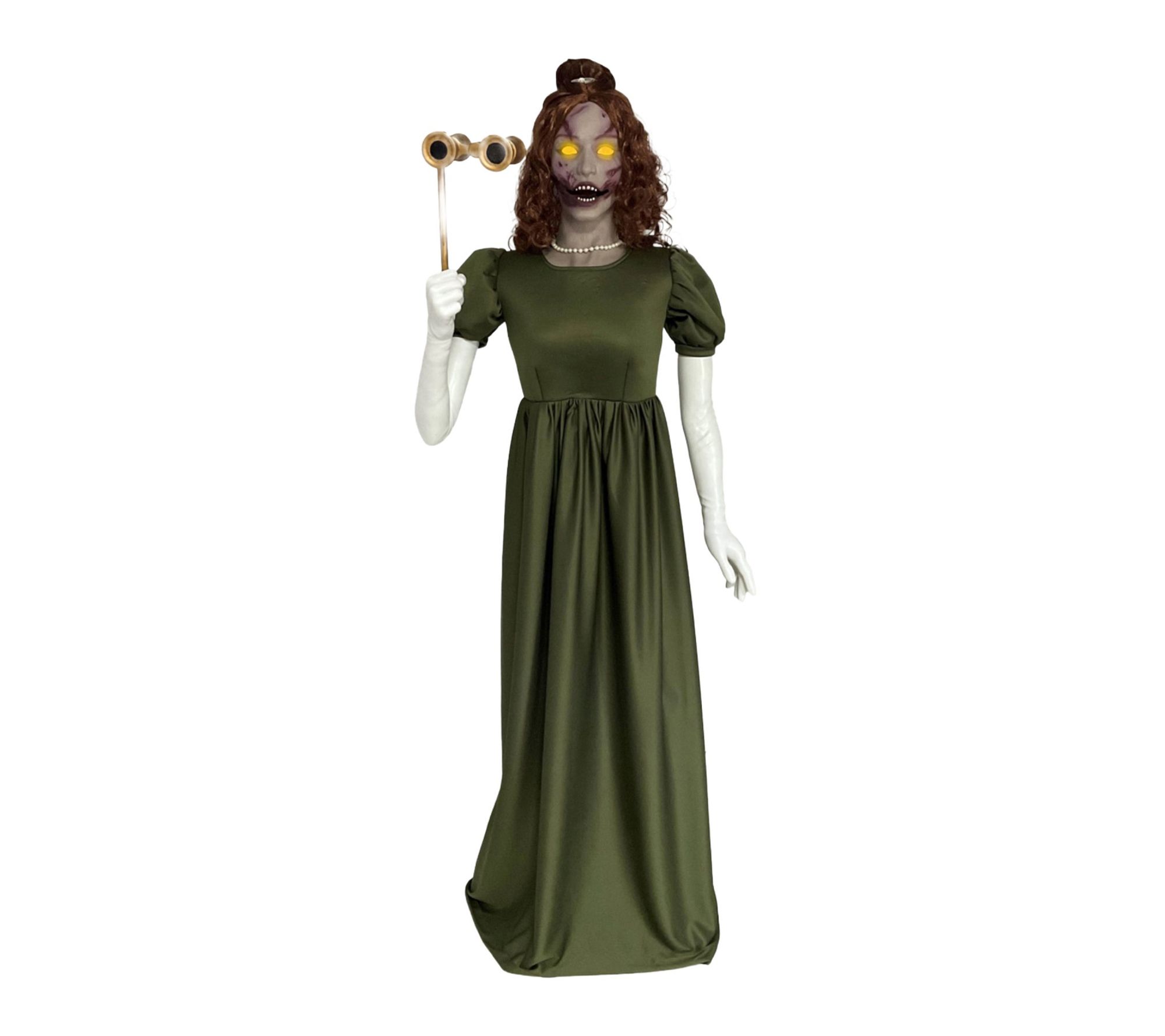 Haunted Hill Farm 5.8-Ft. Bridgertomb Woman Animatronic