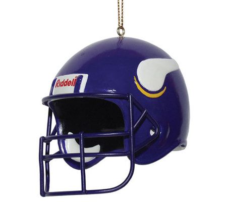 NFL Minnesota Vikings Football Helmet Metal Hallmark Ornament New