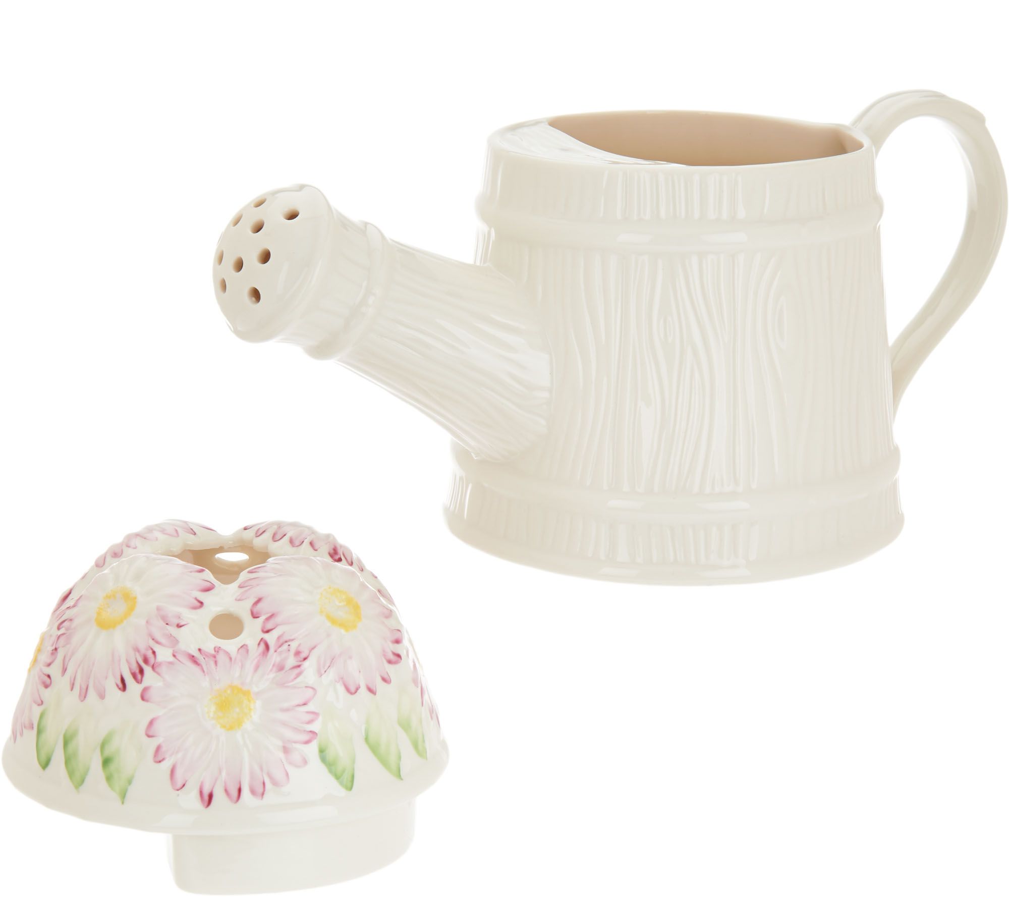 Belleek Watering Can Flower Holder