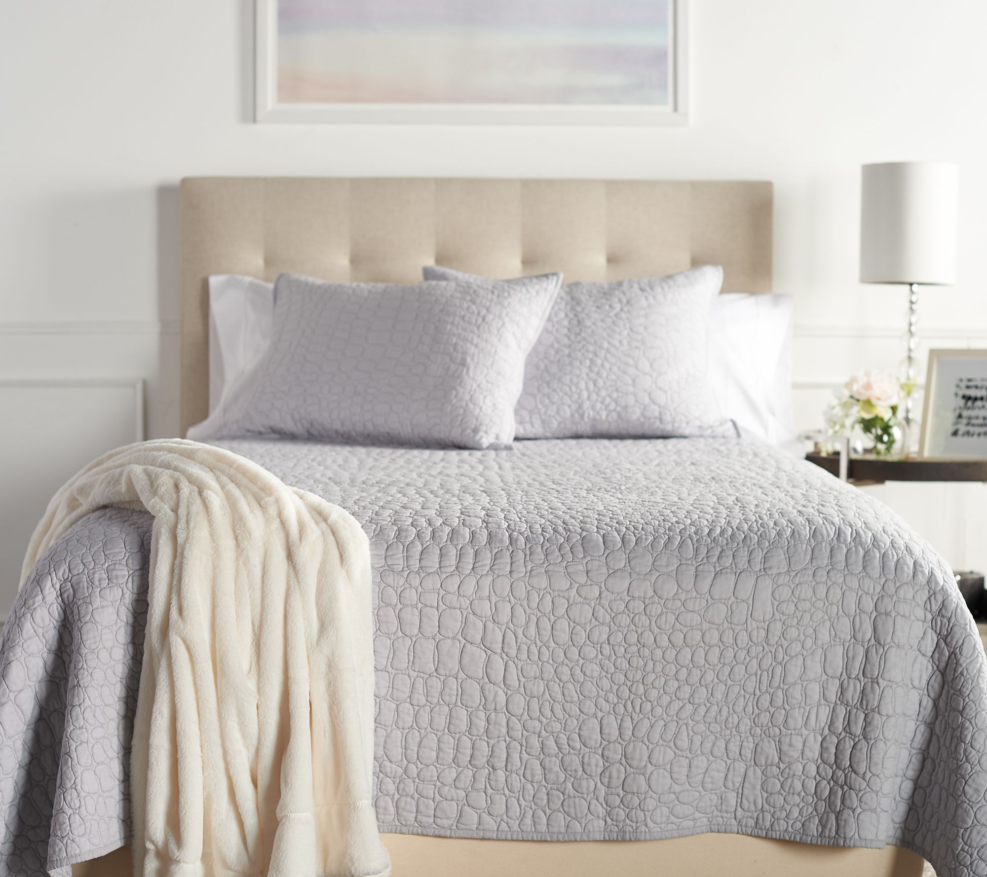 G I L I By Jill Martin 100 Cotton Twin Textured Coverlet Set
