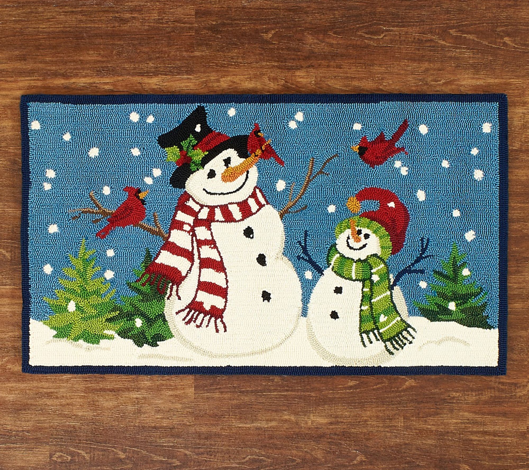 Shimmer Indoor Outdoor Holiday Rug, Plow And Hearth Rugs