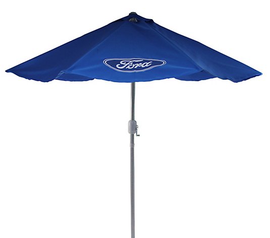 Northlight 9' Ford Umbrella with Hand Crank andTilt - Blue