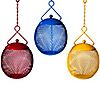 Backyard Expressions Bird Feeders - Red, Blue a nd Yellow
