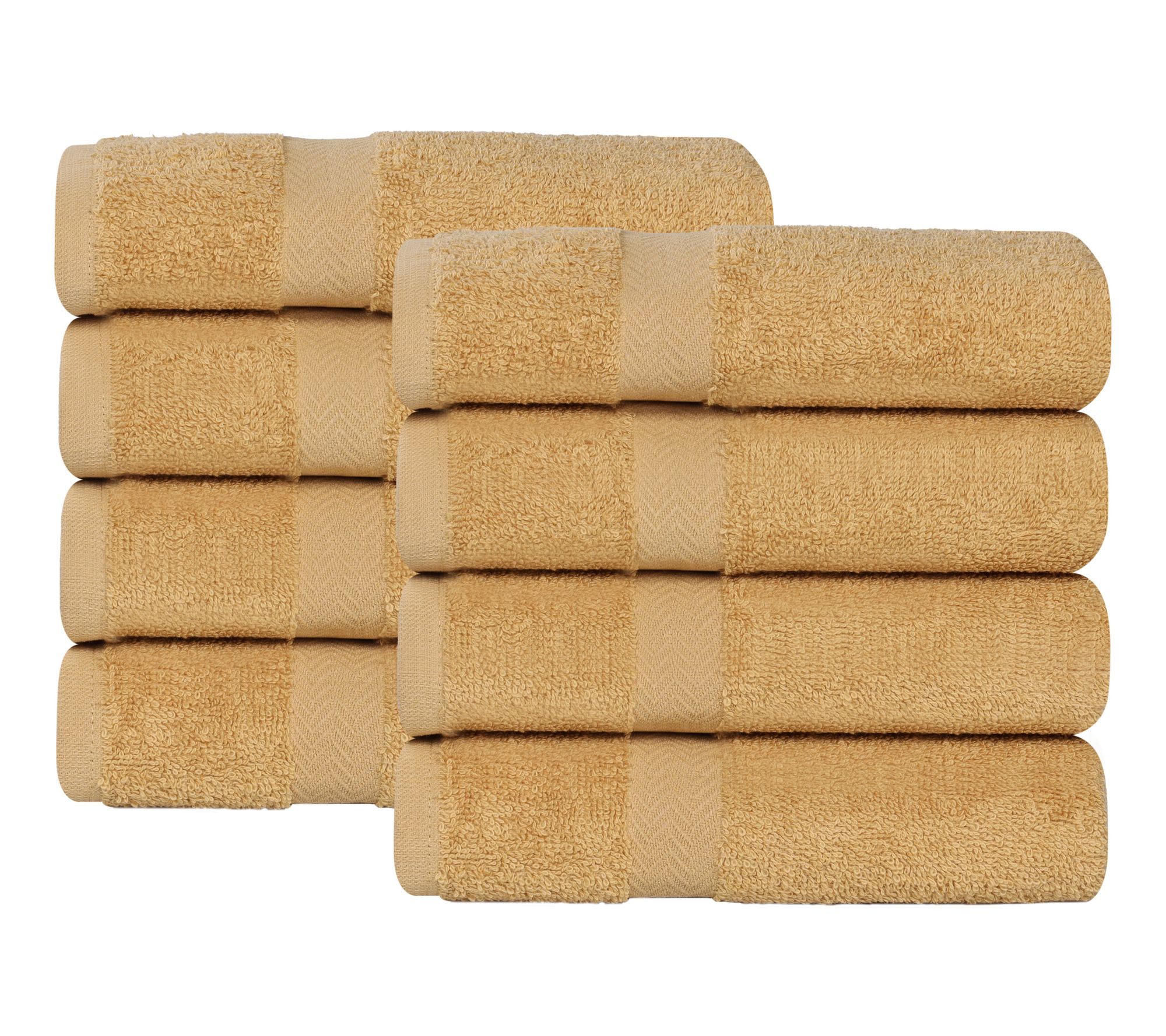 Superior Cotton 8-Piece Hand Towel Set
