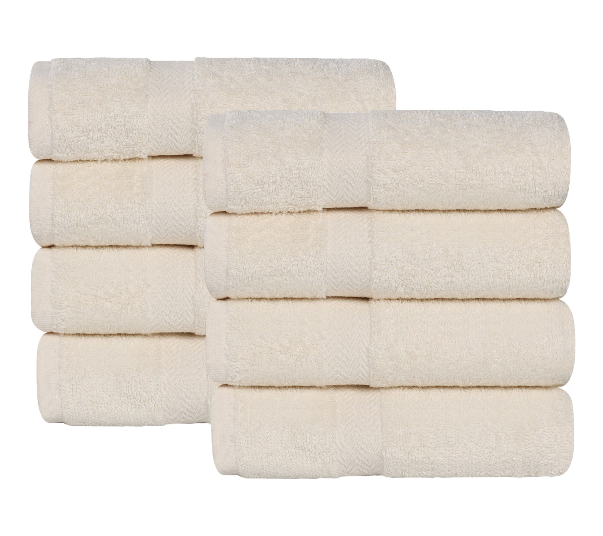 Superior Cotton 8-Piece Hand Towel Set