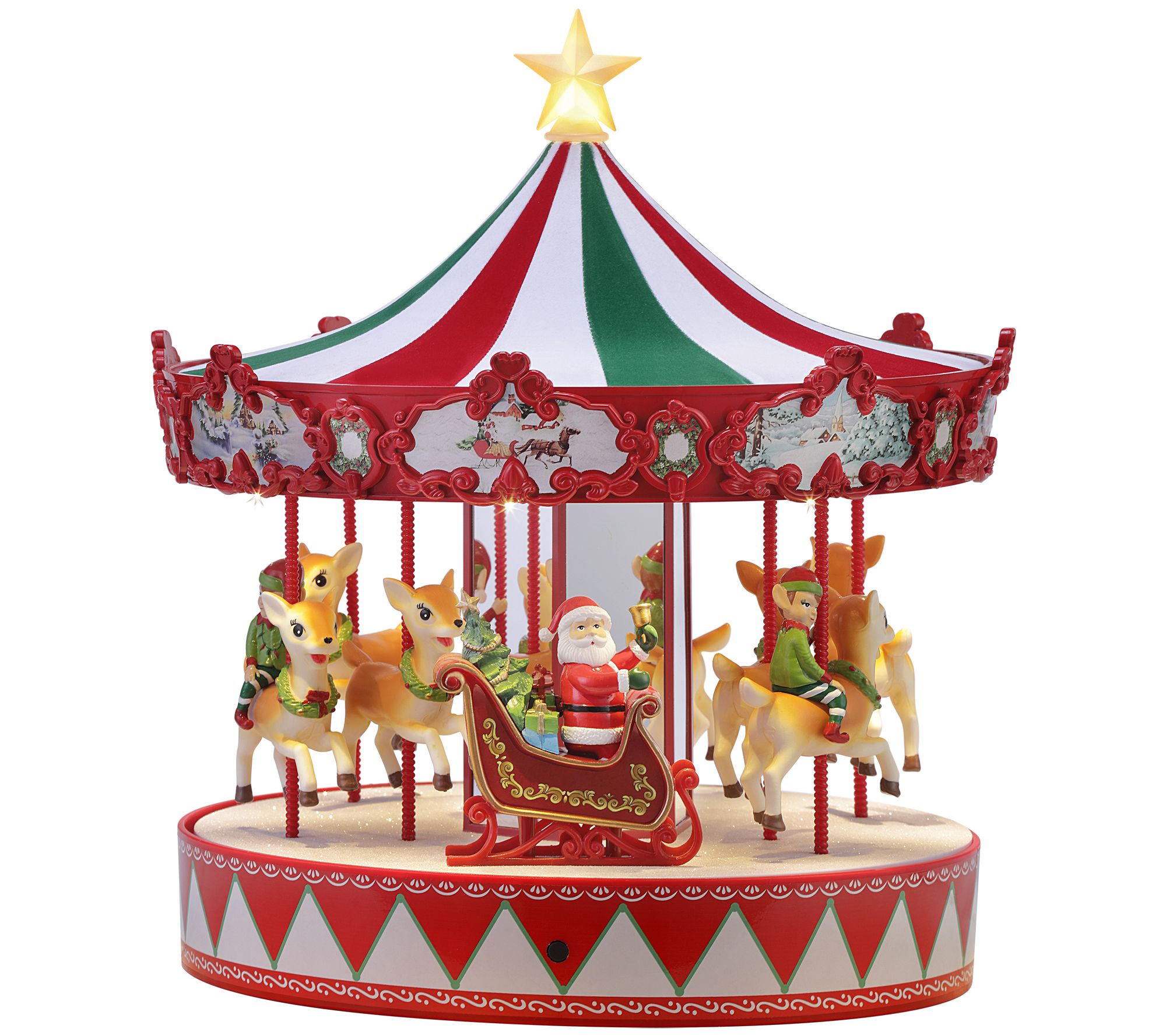 Mr. Christmas 13" Vintage Carousel
