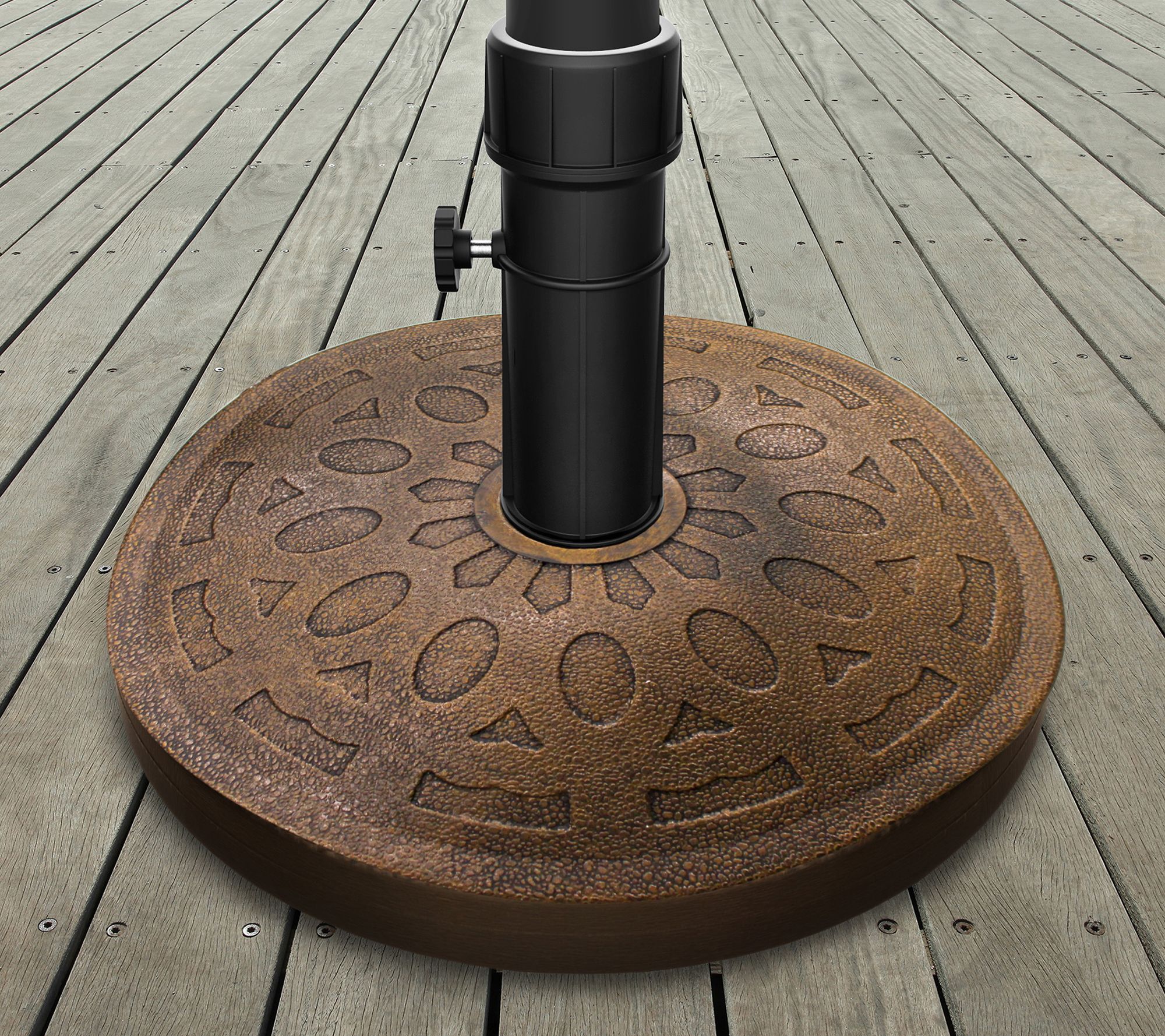 Patio Umbrella Base, Resin & Cement Weight