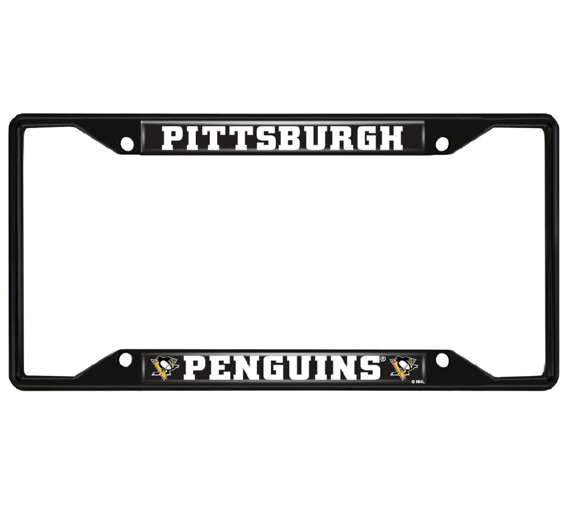 fanmats-nhl-black-license-plate-frame-qvc