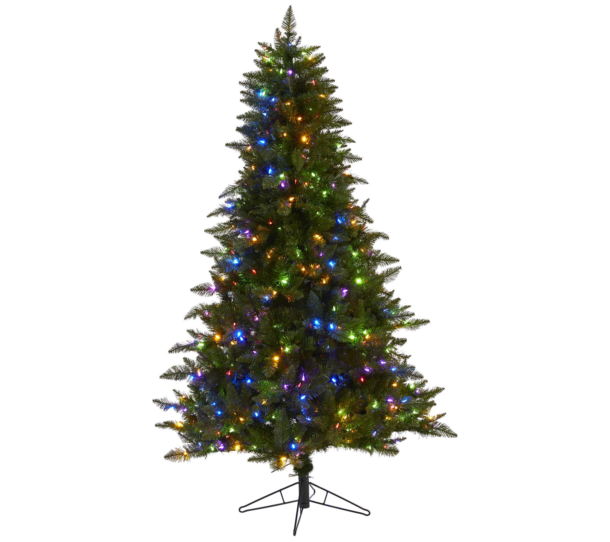 Nearly Natural 6.5 Ft .Tree w/450 Color Changing LED