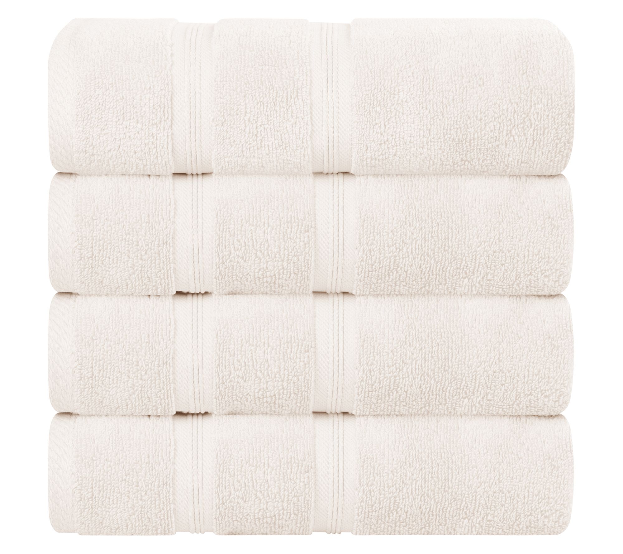 Superior Cotton 4-Piece Zero-Twist Quick-Drying Bath Towel Set