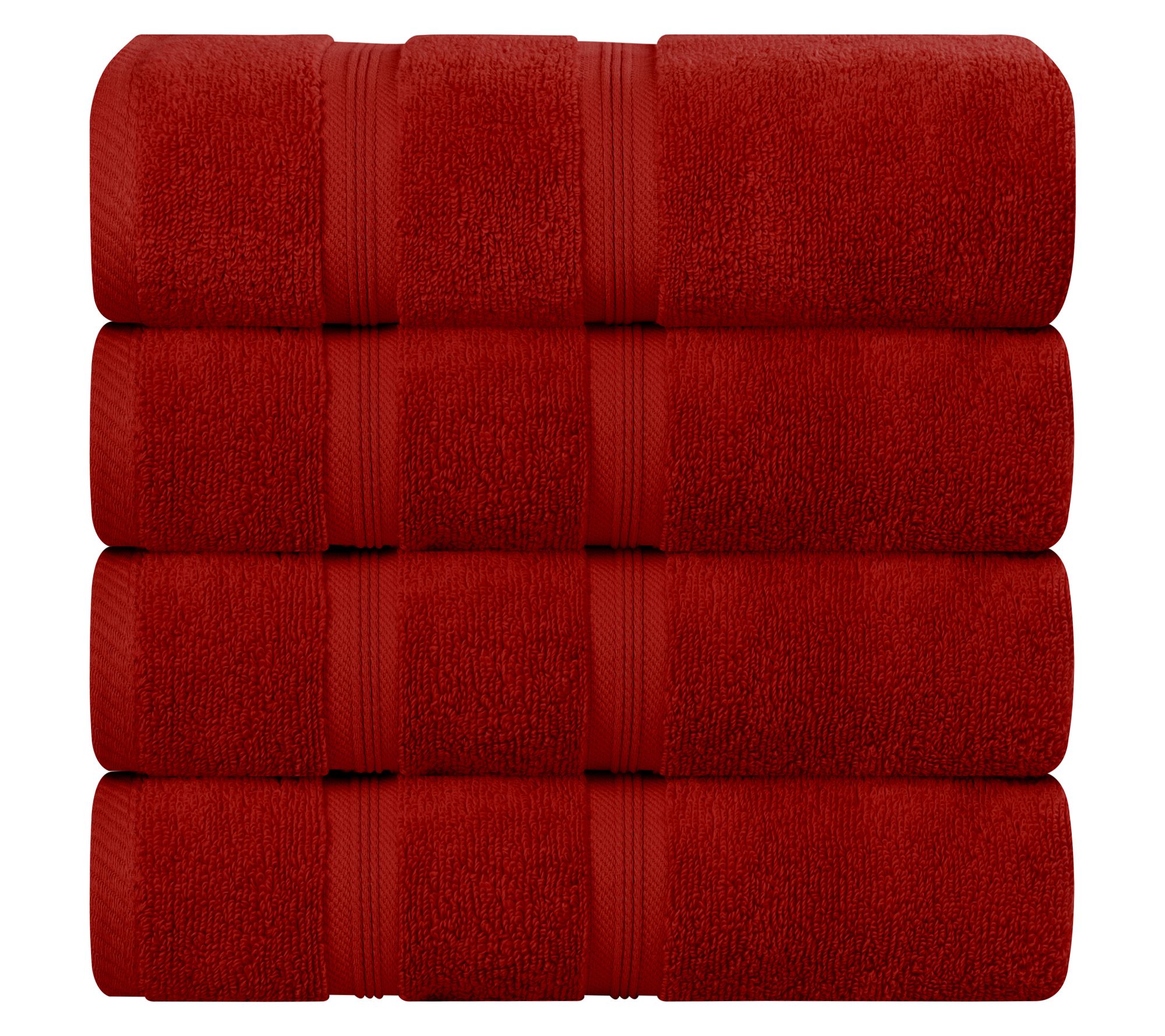 Superior Cotton 4-Piece Zero-Twist Quick-Drying Bath Towel Set