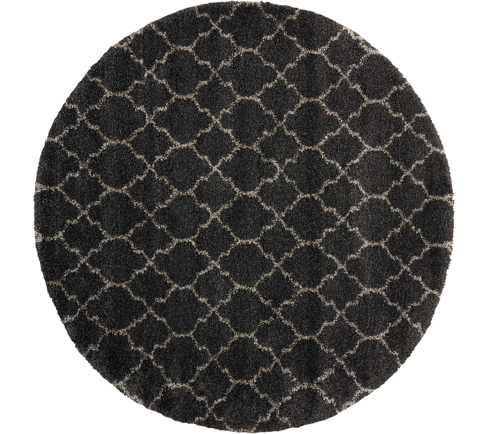 Nourison Amore 3'11" x 3'11" Moroccan Shag Round Rug