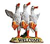 Design Toscano Delightful Dancing Ducks WelcomeSign