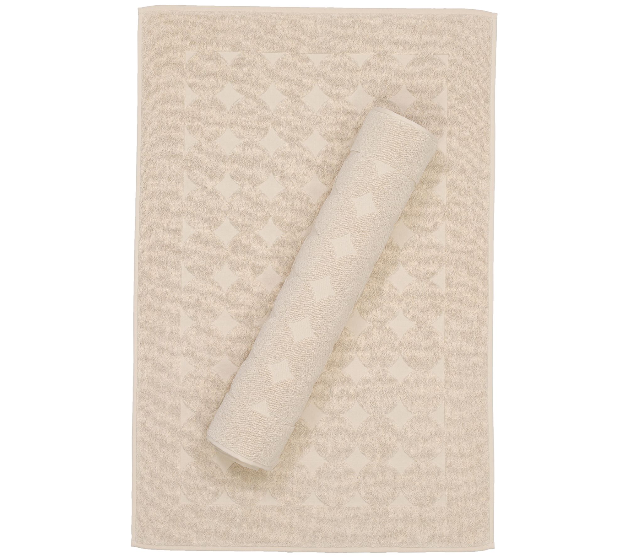Linum Home Textiles Sinemis Circle Design BathMats (Set of 2)