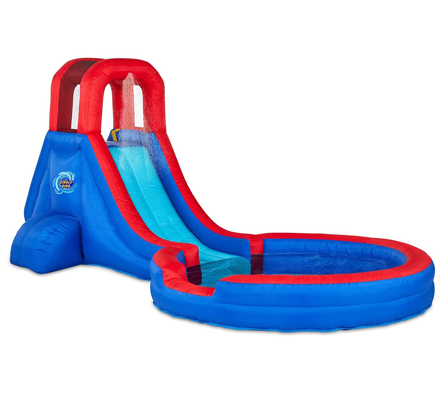 Sunny & Fun Inf latable Single Ring Water Slid e Park