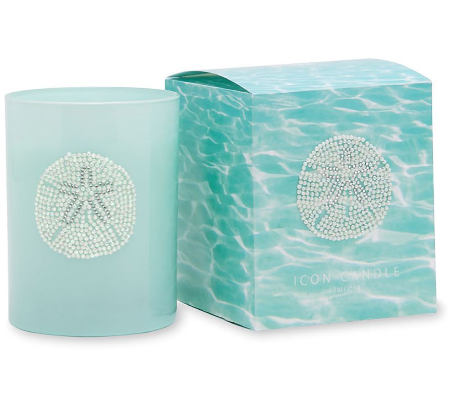 Primal Elements Sand Dollar Icon Candle