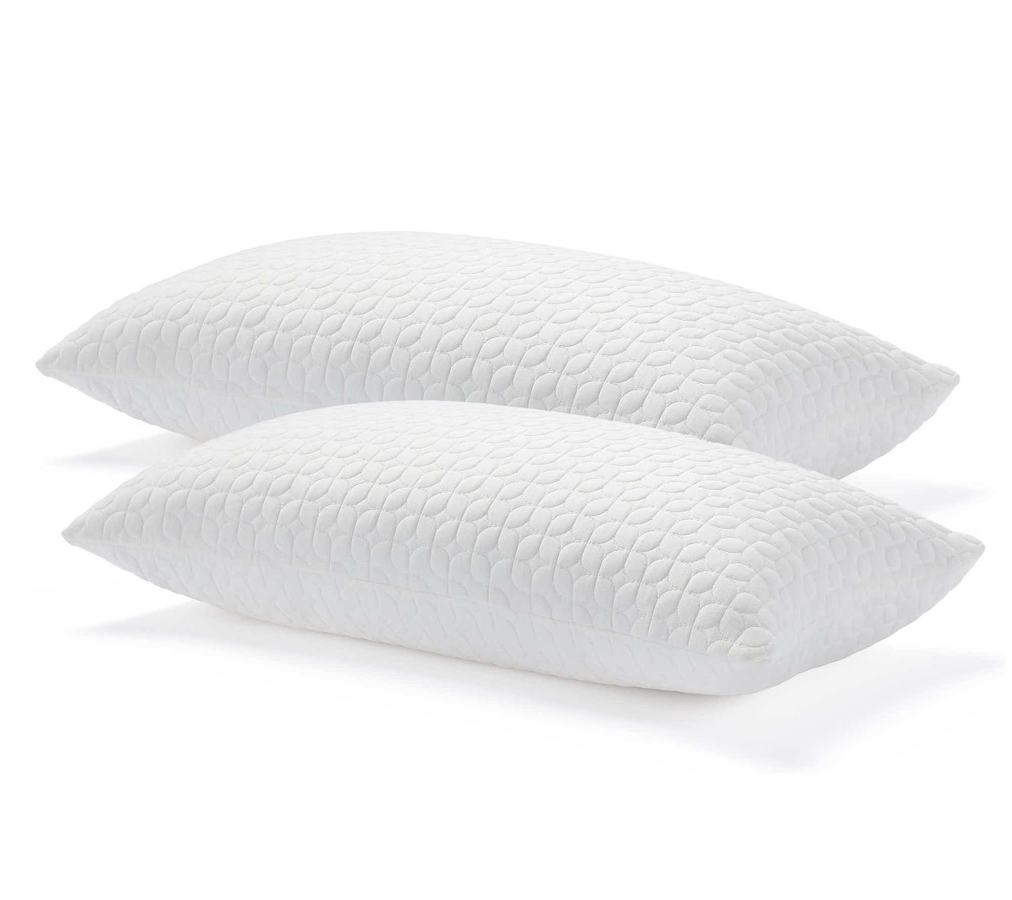  Beckham Hotel Collection Queen/Standard Size Memory Foam Bed  Pillows Set of 2 - Cooling Shredded Foam Pillow for Back, Stomach or Side  Sleepers : Home & Kitchen