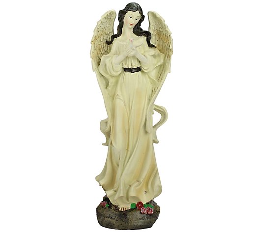 Northlight Heavenly "Peace and Love" Angel withDove Statue