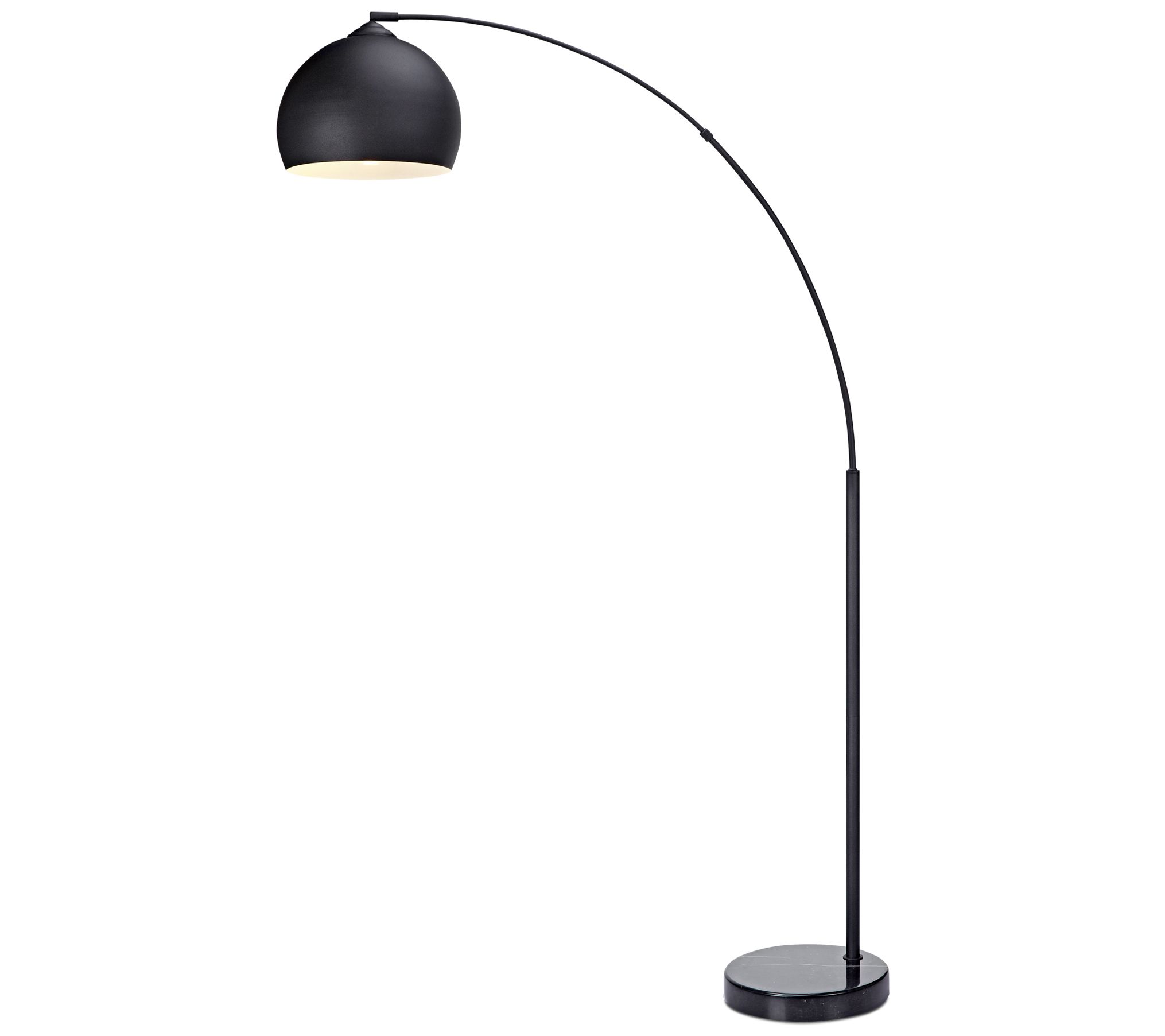 Teamson Home Arquer Arc Floor Lamp With Shade