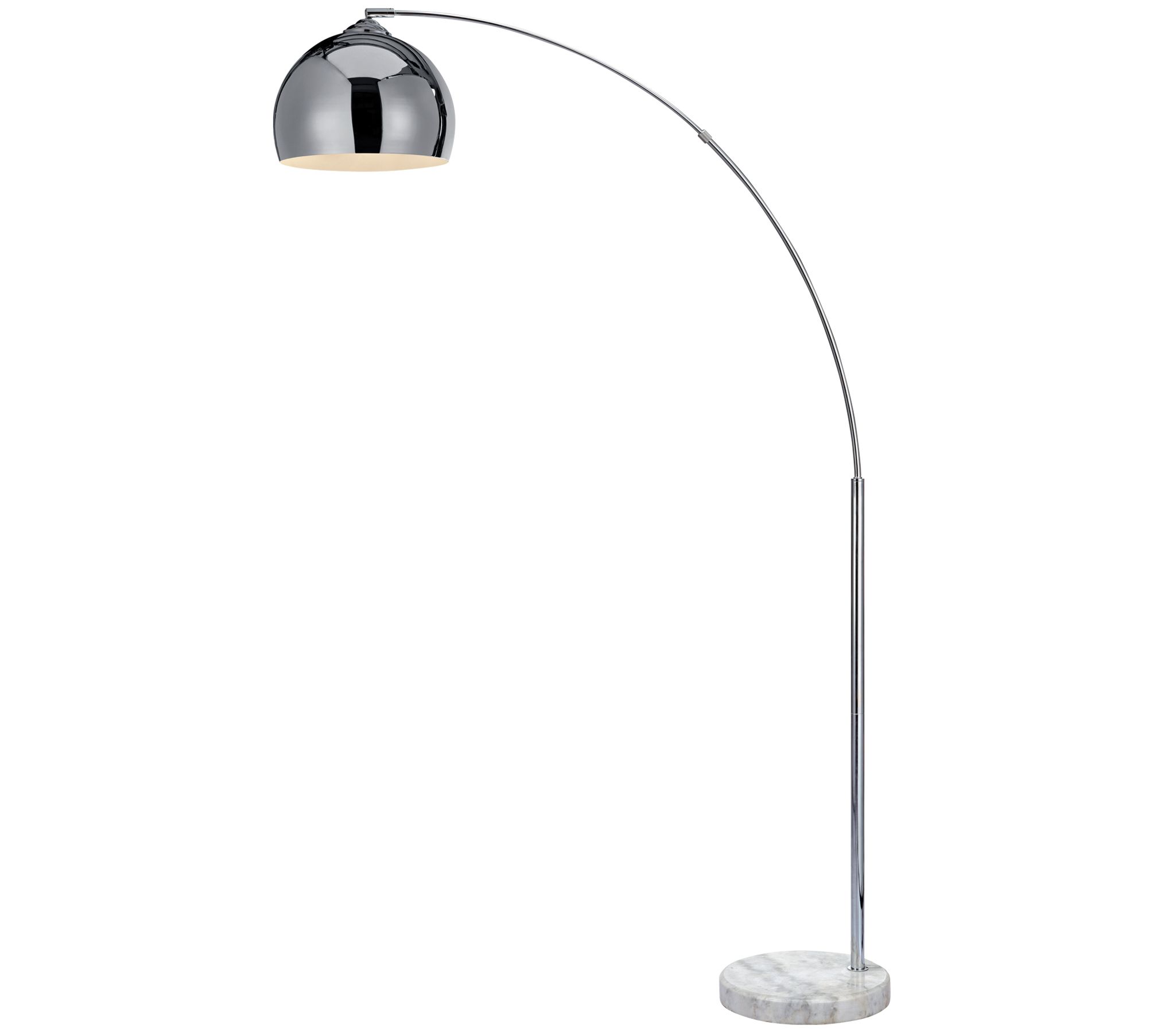 Teamson Home Arquer Arc Floor Lamp With Shade
