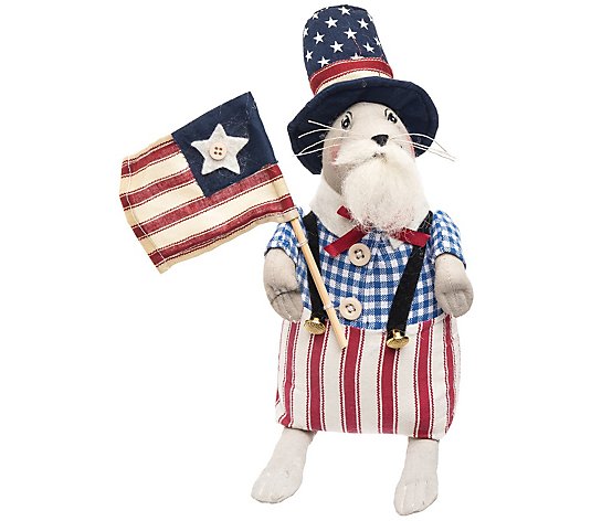 Gallerie II Lincoln Patriotic Mouse Figurine