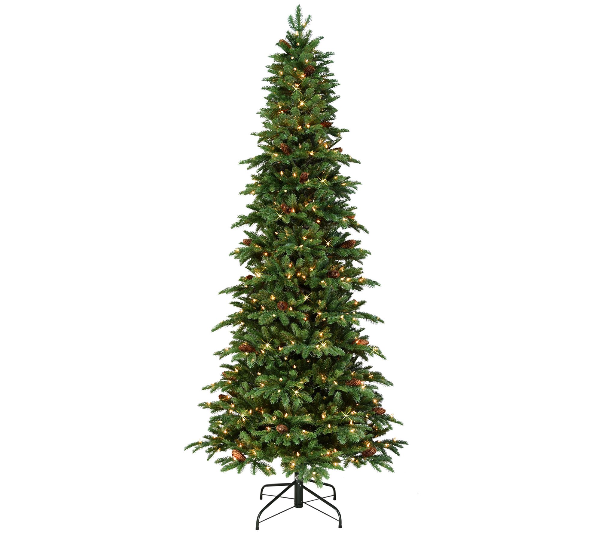 Puleo International 7.5' Prelit Slim Montana Spruce Tree