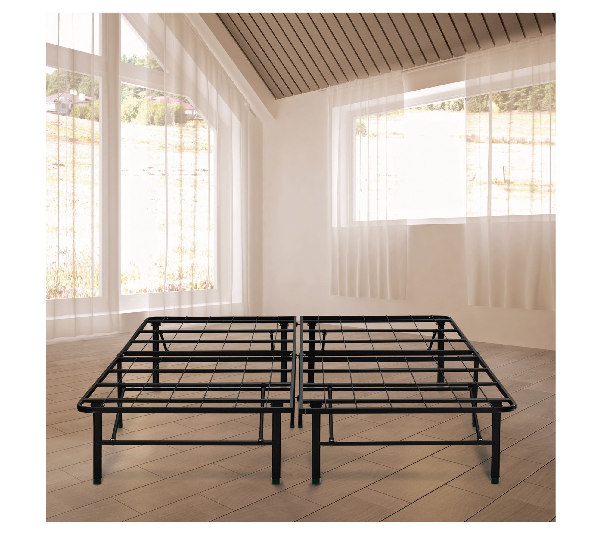 Boyd Sleep 14" Metal Bed Frame no tool assemblyCali King