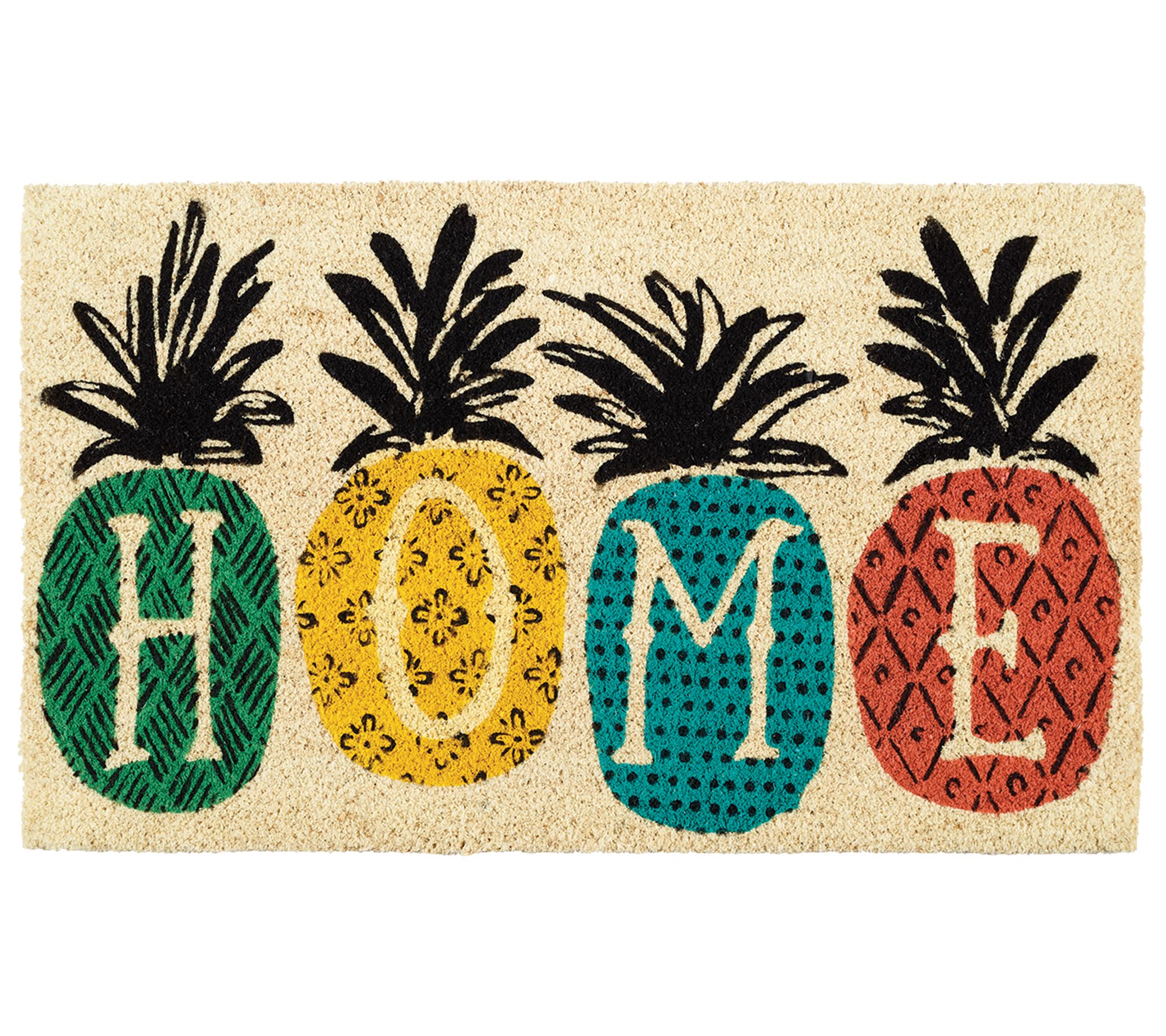 Design Imports Pineapple Home 17" x 29" Doormat
