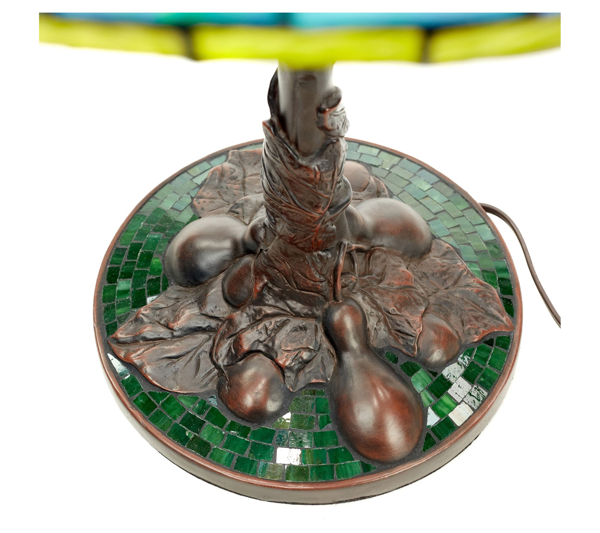 River of Goods 29.5"H TiffanyStyle Stained Glass Table Lamp