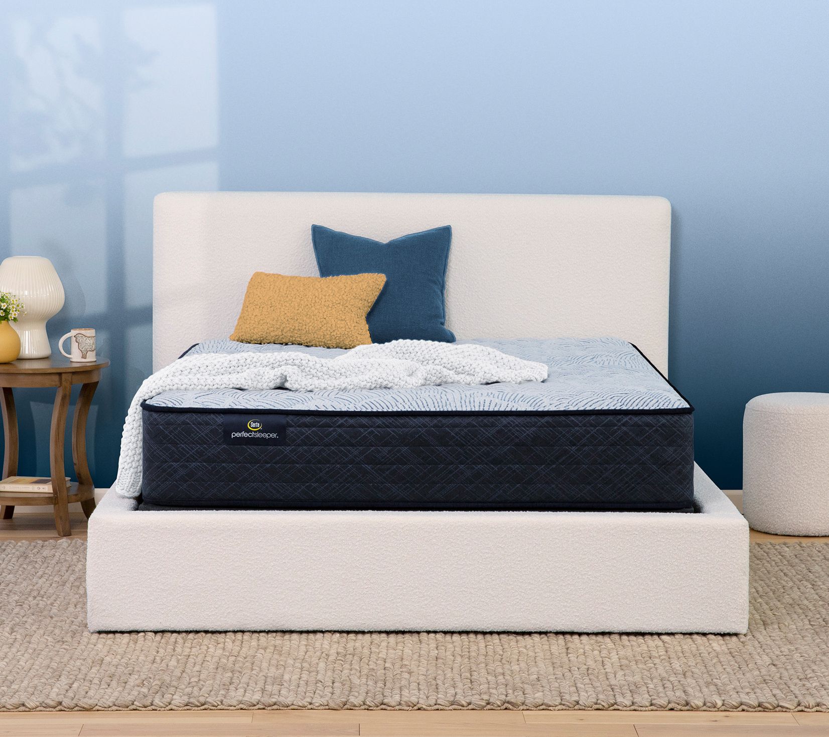 Serta Perfect Sleeper Blue Lagoon Nights Firm Mattress - King - QVC.com