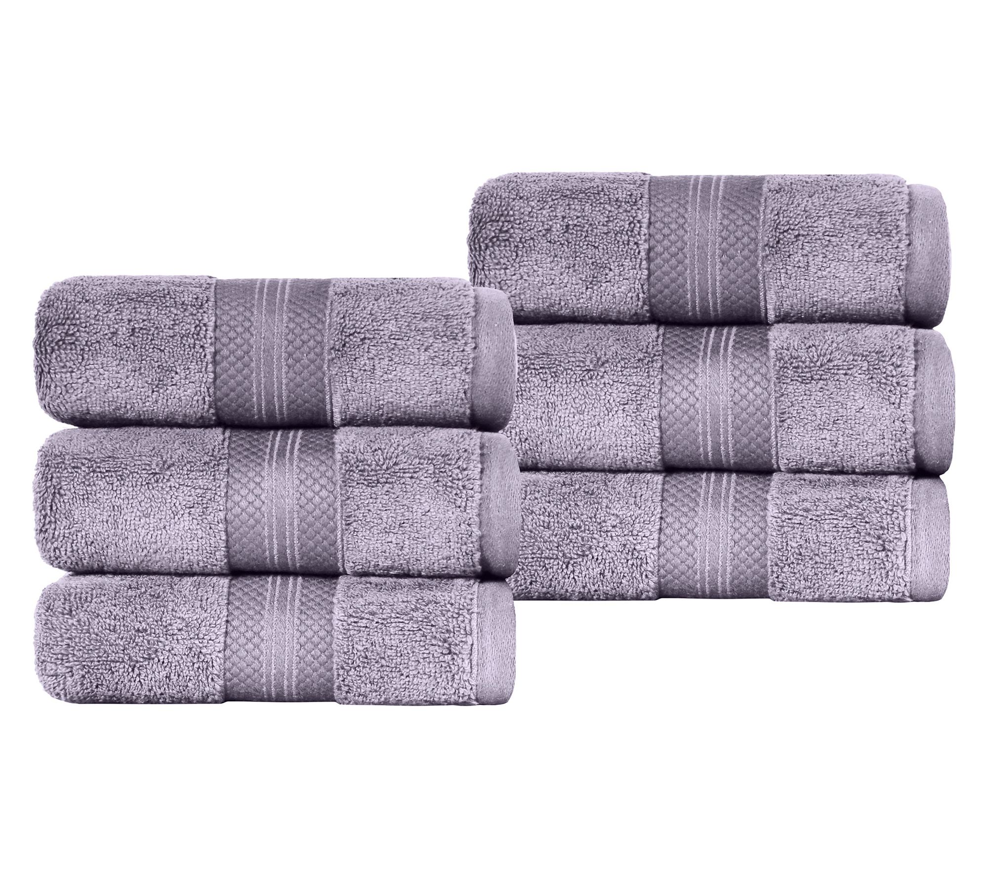 Superior Turkish Cotton 6-PC Hand Towel Set