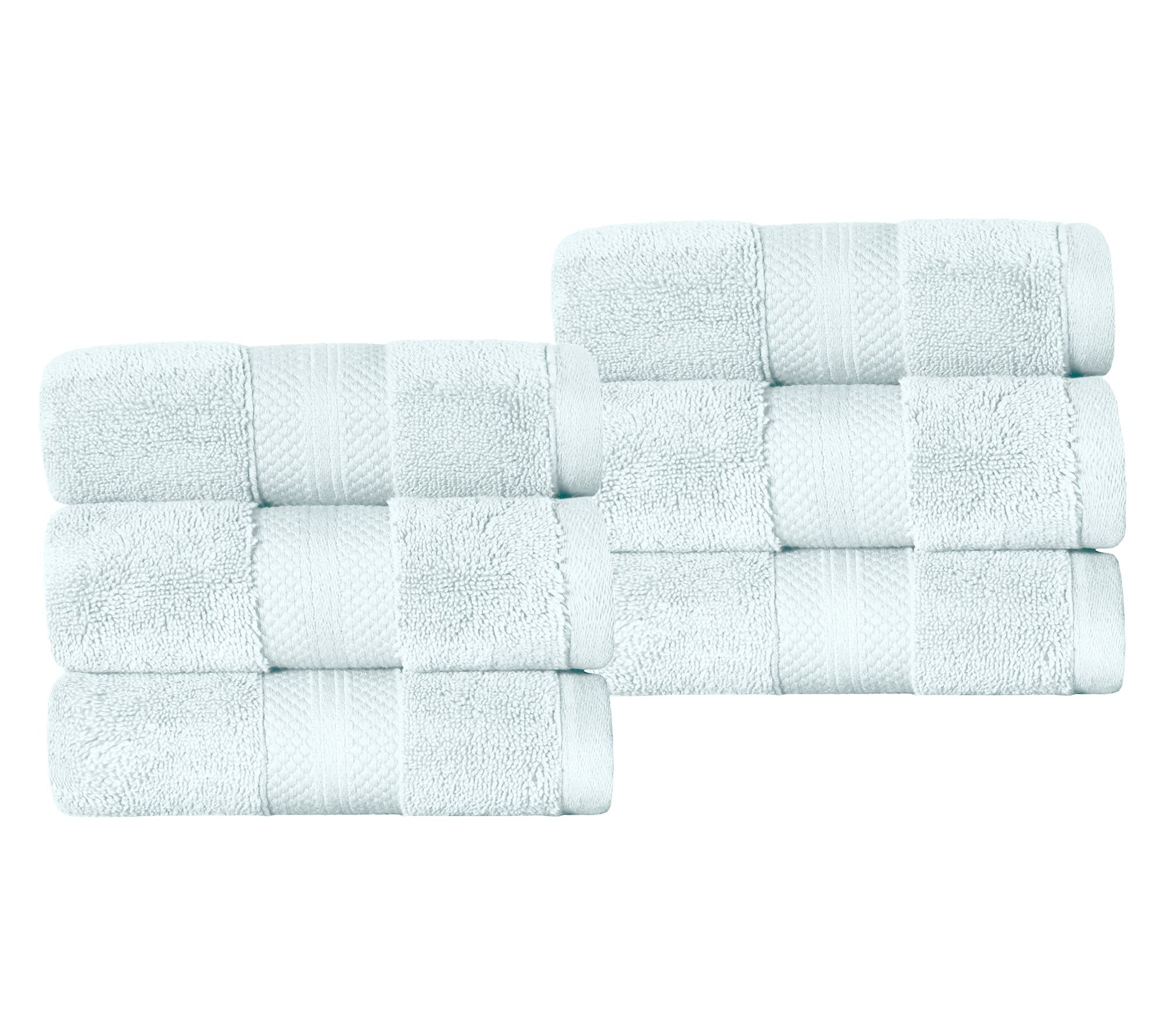 Superior Turkish Cotton 6-PC Hand Towel Set