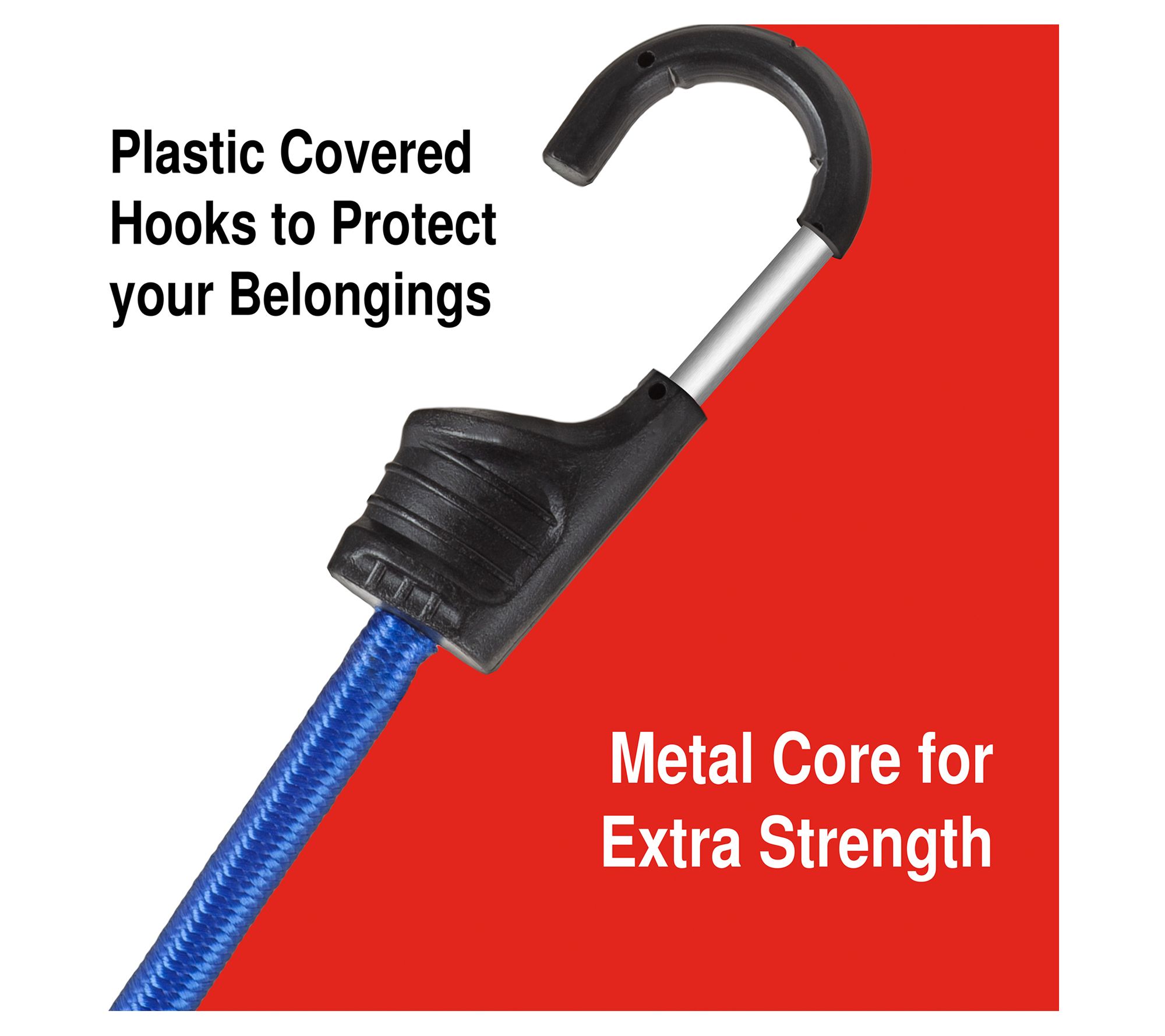 Stalwart 16 Piece Bungee Cord Set Assortment of4 Sizes