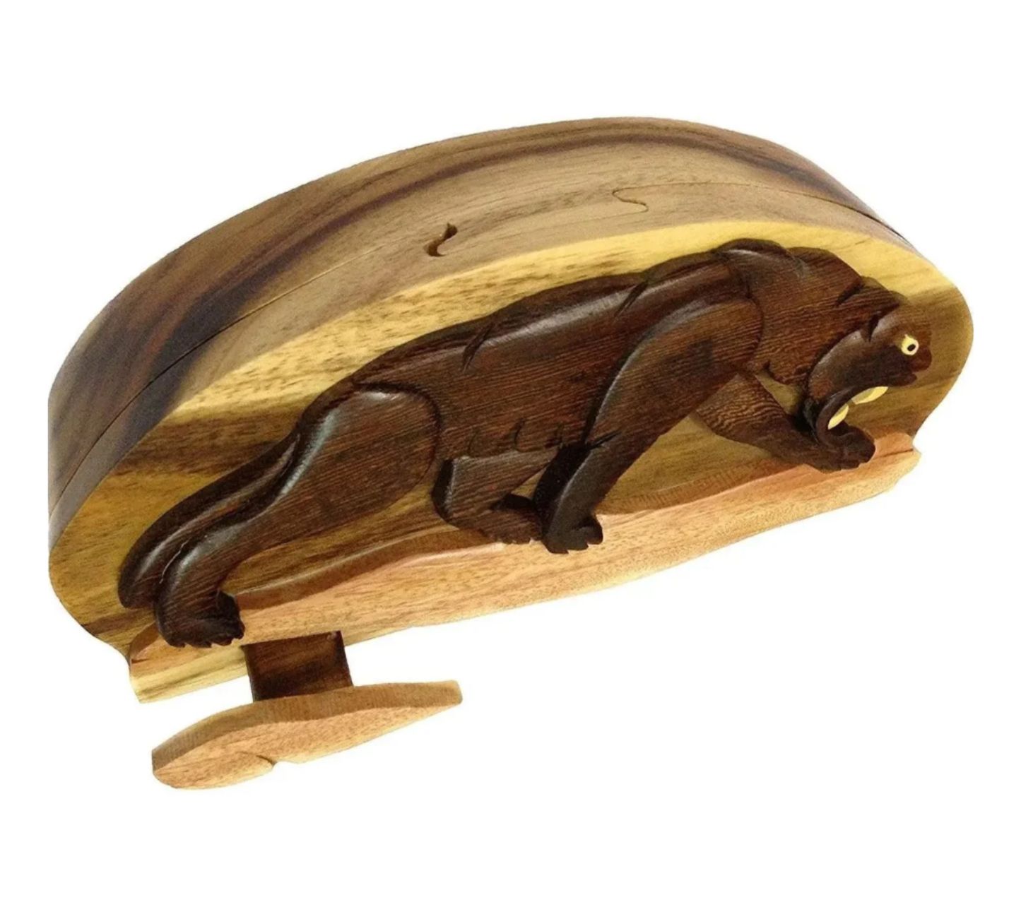 Carver Dan's Panther Puzzle Box