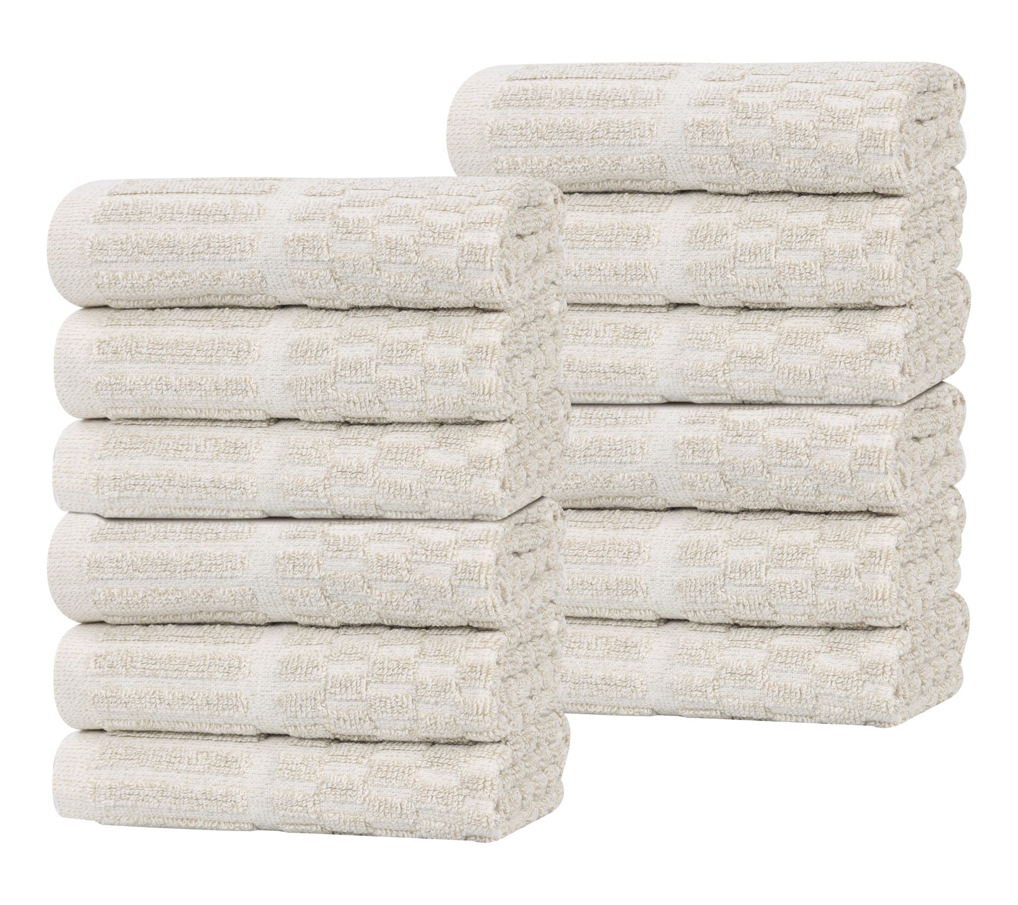 Superior Juno 12-PC Cotton Blend Face Towels Washcloths Set