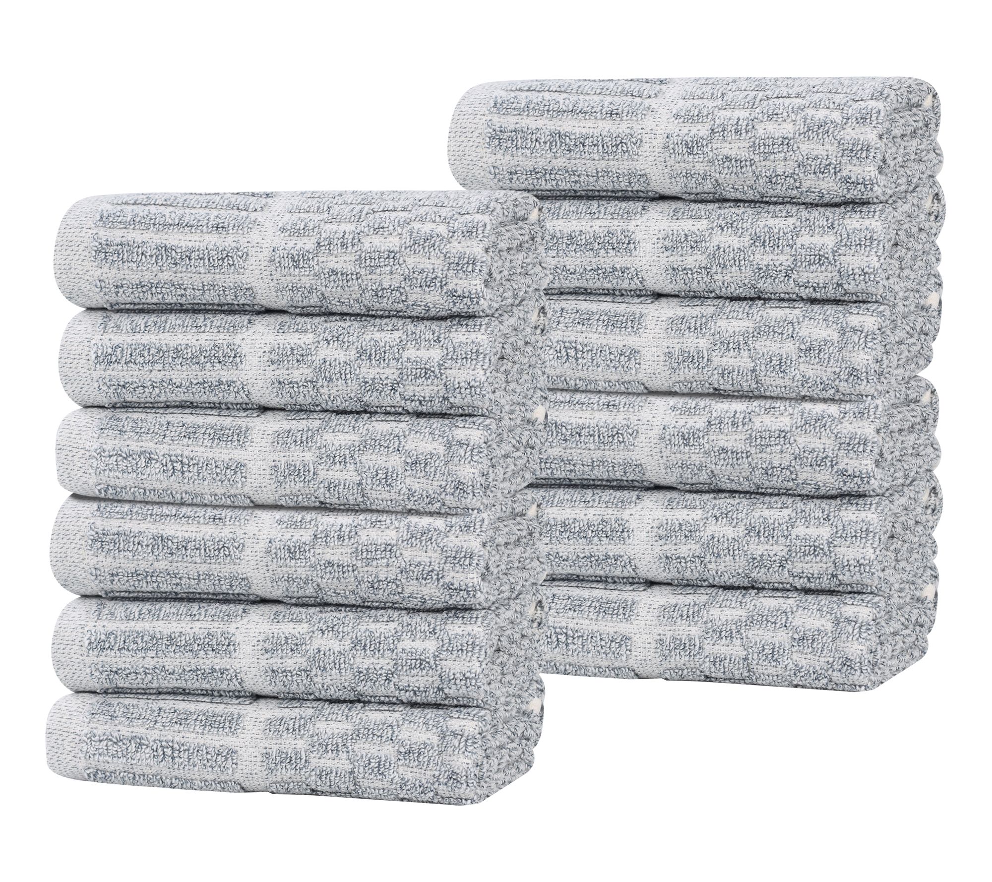 Superior Juno 12-PC Cotton Blend Face Towels Washcloths Set