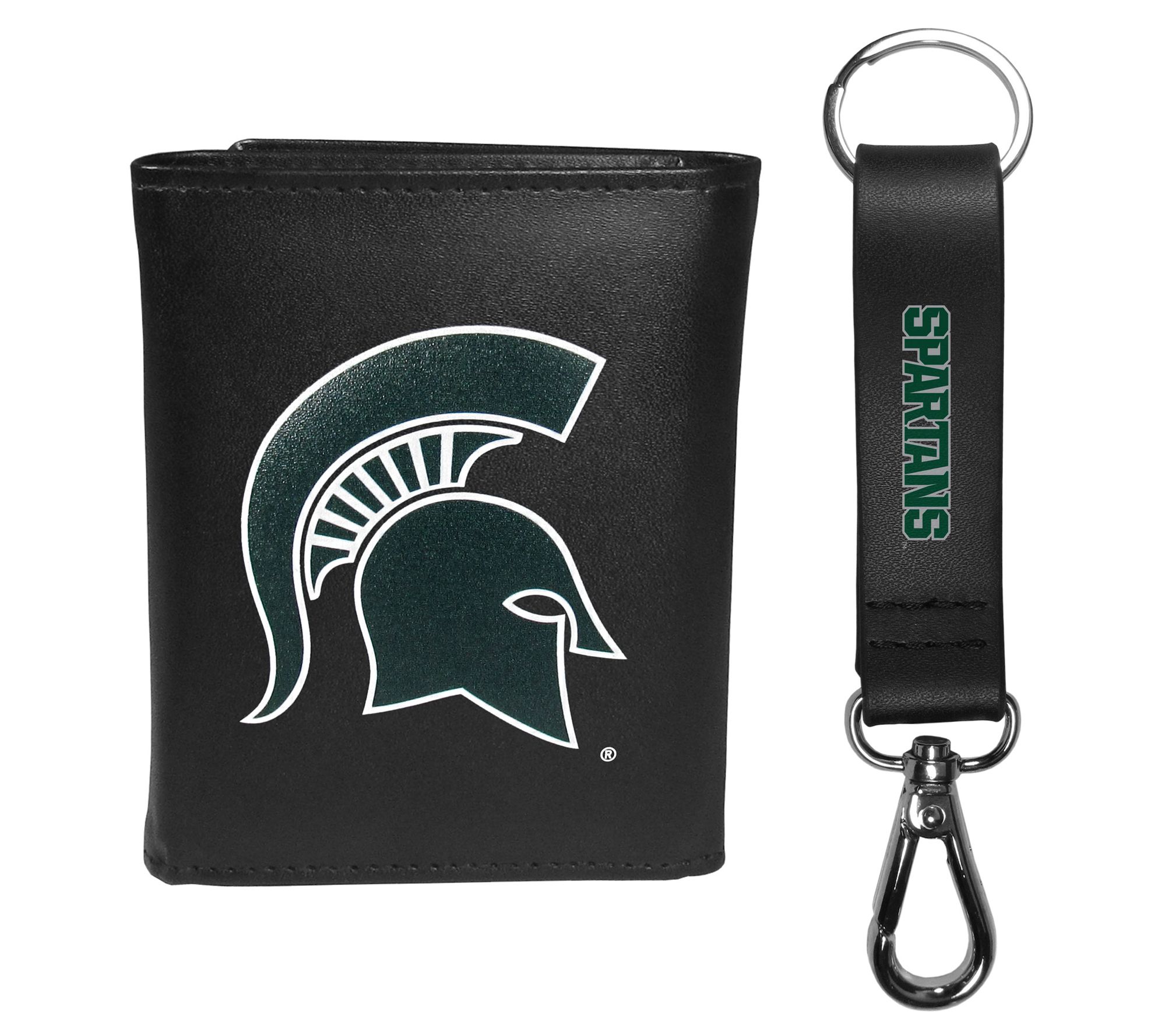 Siskiyou Sports College Tri-fold Wallet & StrapKey Chain