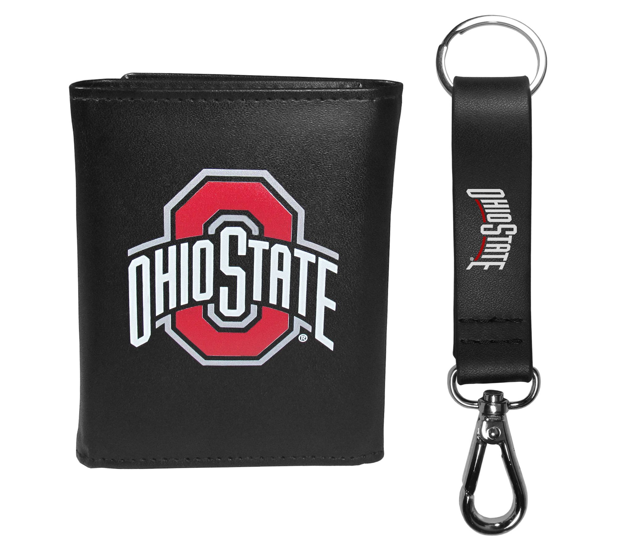 Siskiyou Sports College Tri-fold Wallet & StrapKey Chain
