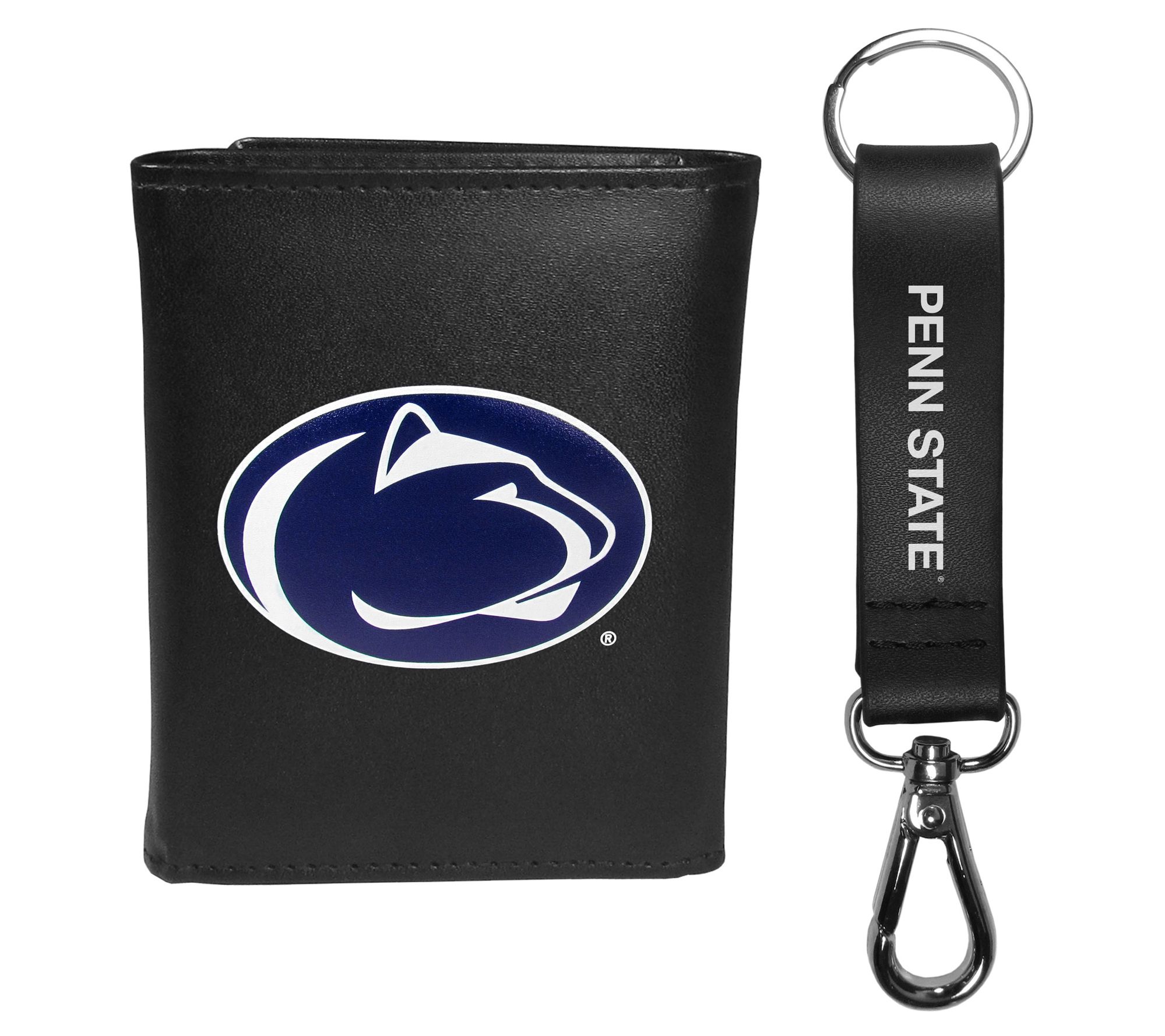 Siskiyou Sports College Tri-fold Wallet & StrapKey Chain