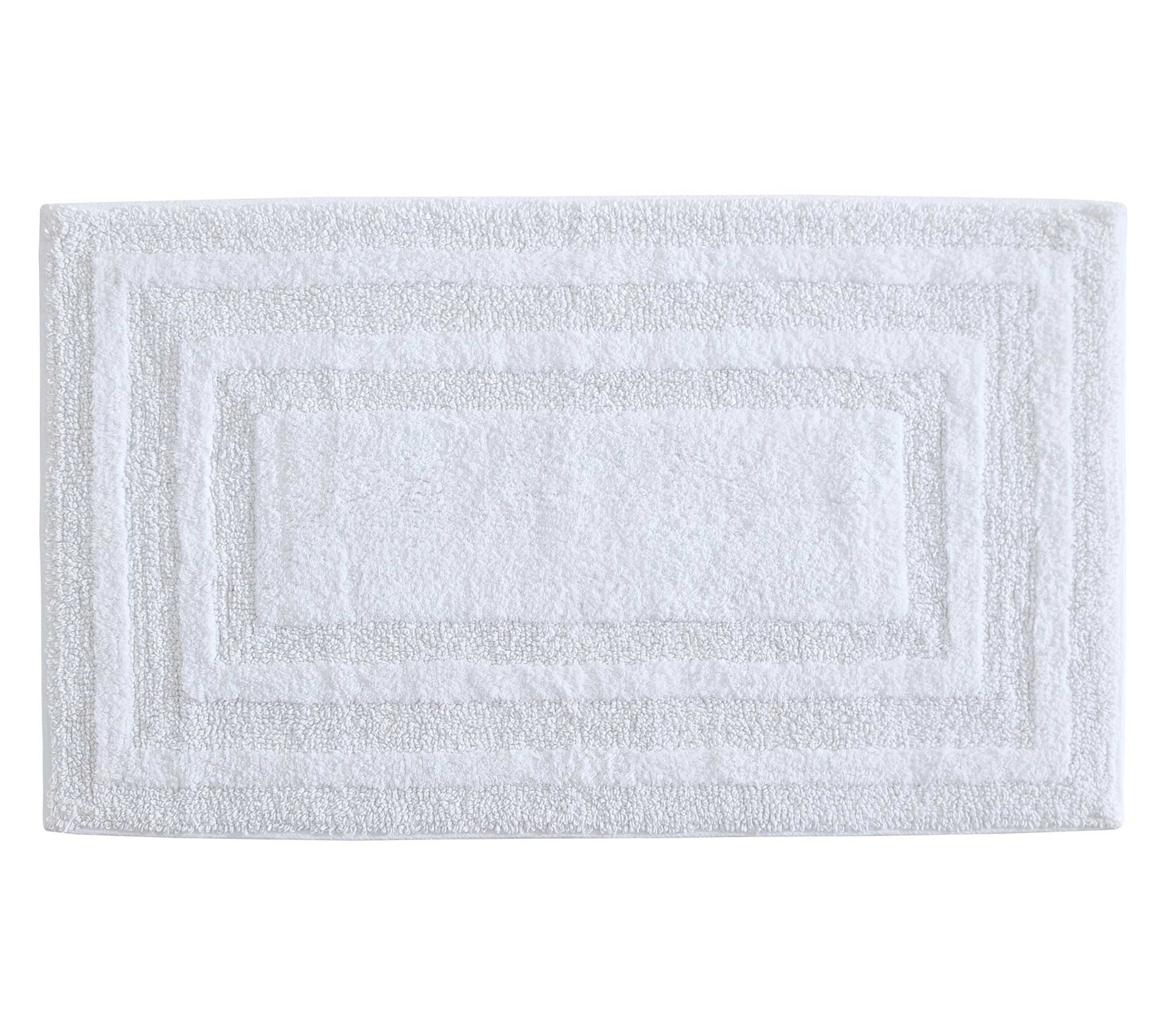 Eddie Bauer Logan White Bath Rug