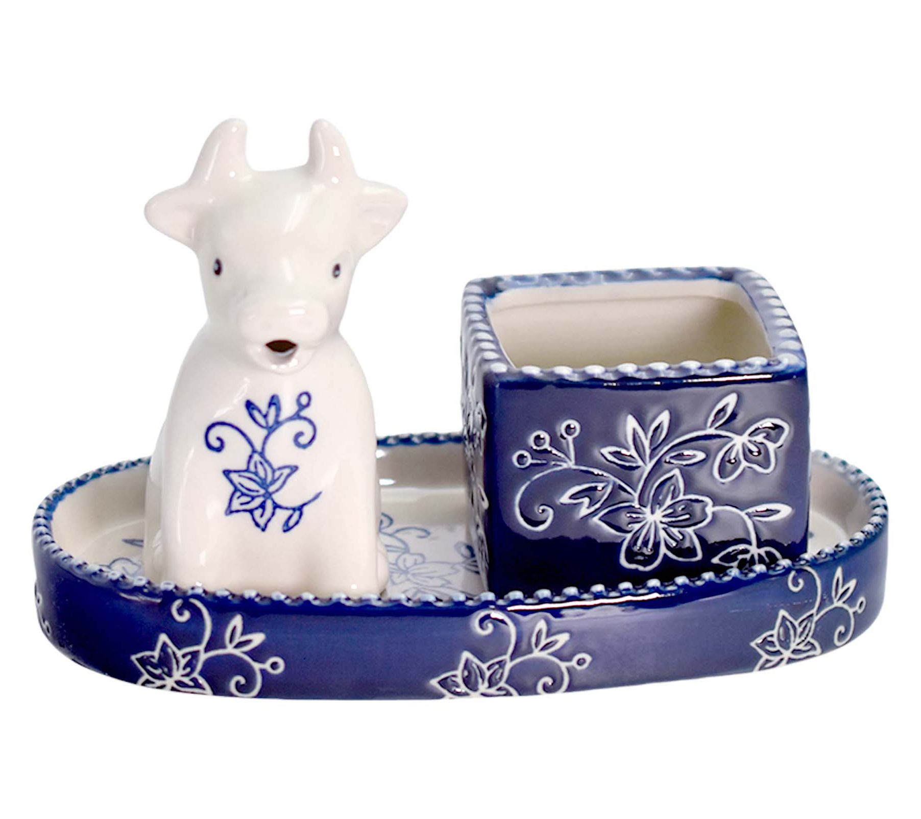 "As Is" Temp-tations Cream and Sugar Set with Tray