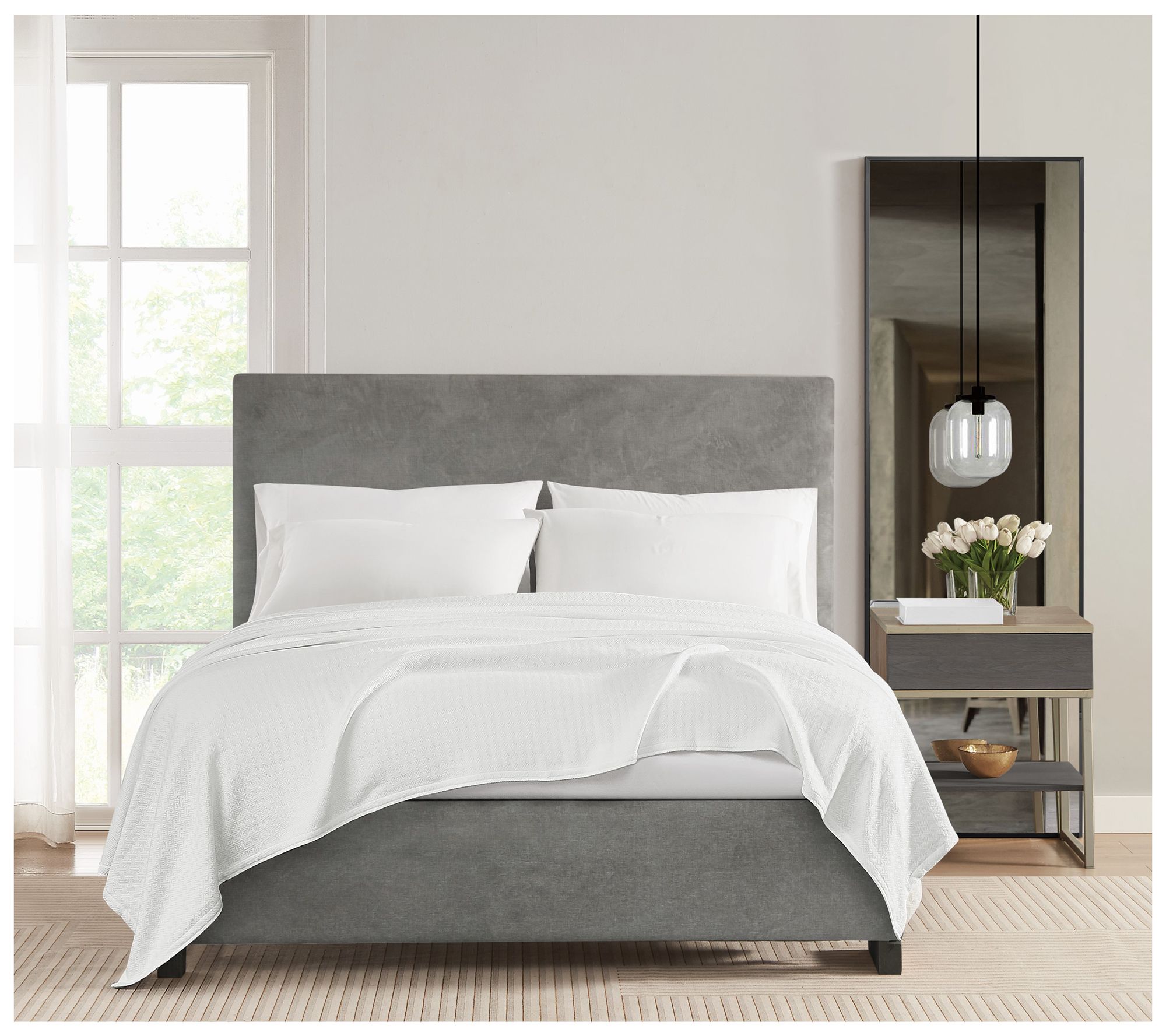 Vince Camuto Classic Cotton Full/Queen Blanket